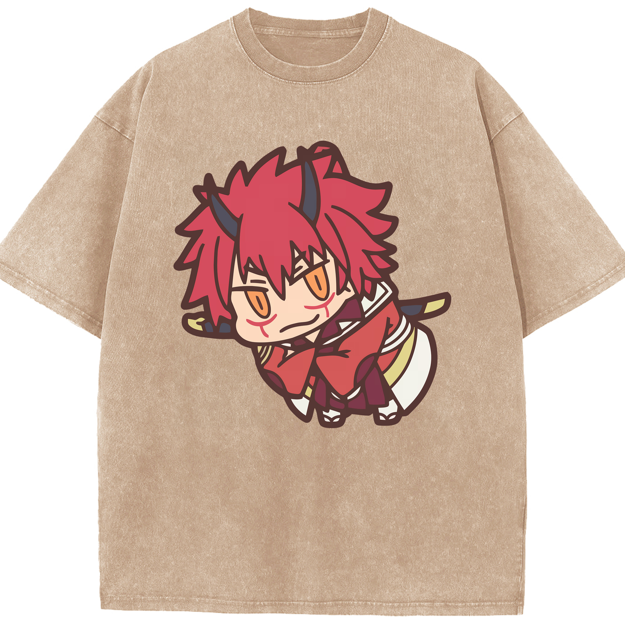 （画像用） 転スラ Regarding Reincarnated to Slime 綿100% ヴィンテージ風 半袖Tシャツ（フロントプリント）