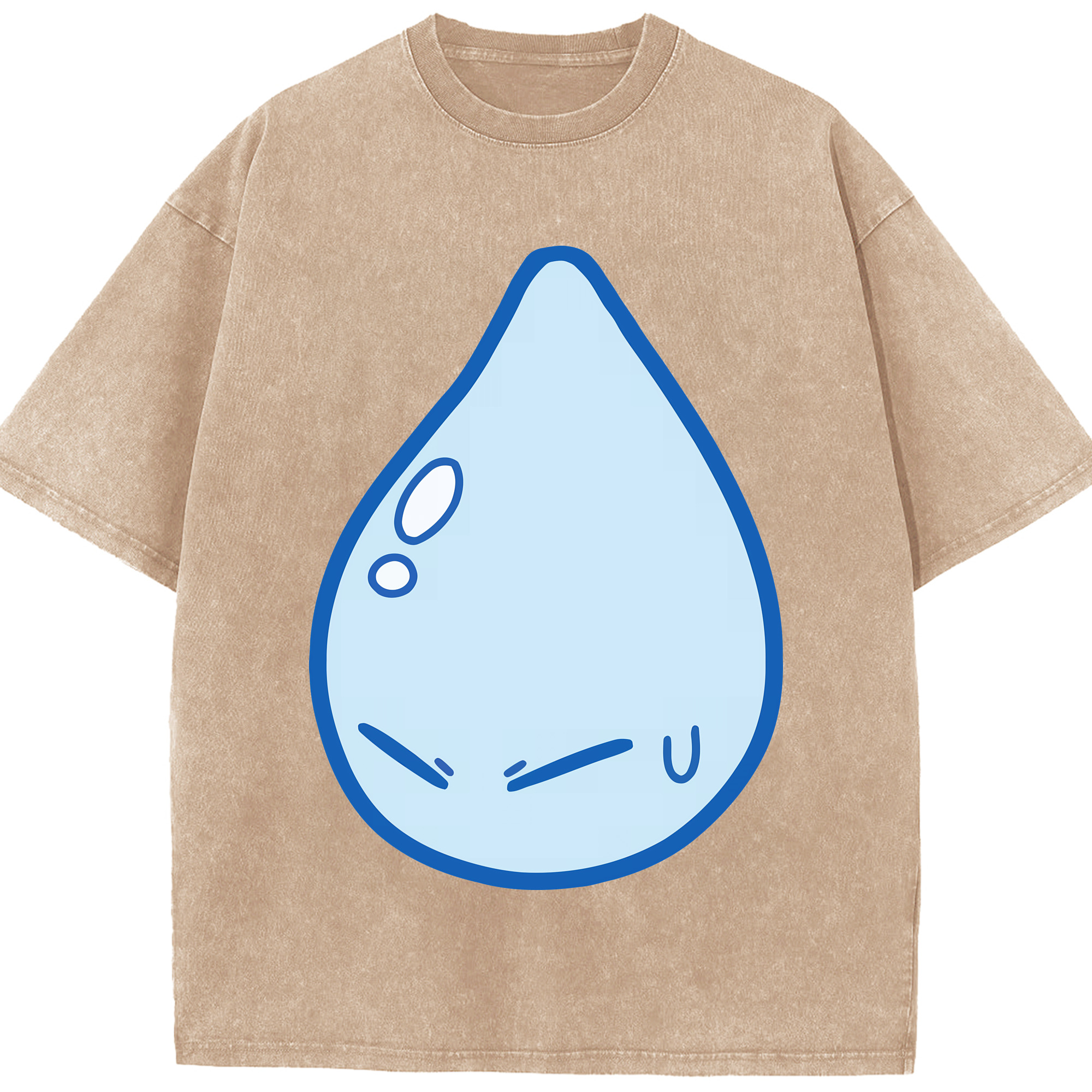 （画像用） 転スラ Regarding Reincarnated to Slime 綿100% ヴィンテージ風 半袖Tシャツ（フロントプリント）
