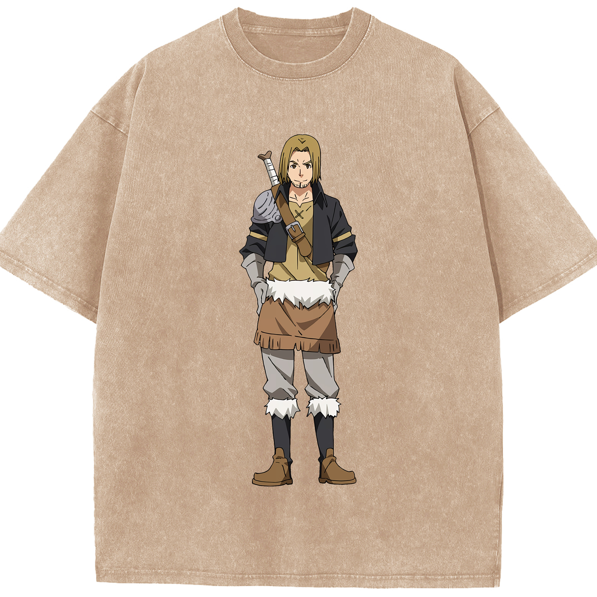 （画像用） 転スラ Regarding Reincarnated to Slime 綿100% ヴィンテージ風 半袖Tシャツ（フロントプリント）