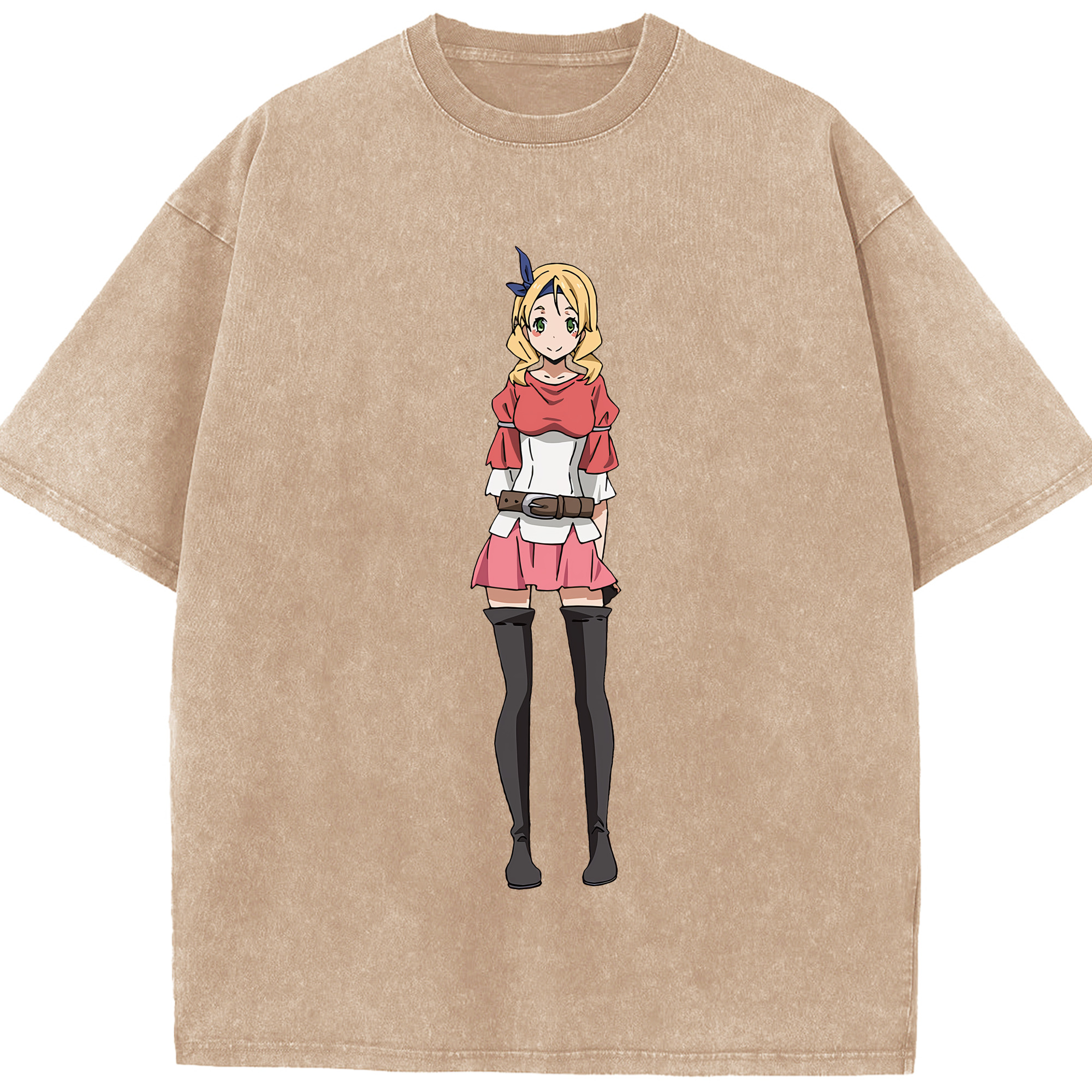 （画像用） 転スラ Regarding Reincarnated to Slime 綿100% ヴィンテージ風 半袖Tシャツ（フロントプリント）