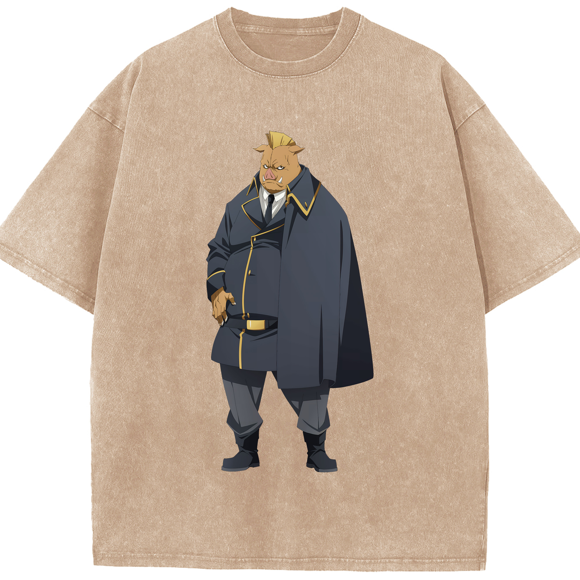 （画像用） 転スラ Regarding Reincarnated to Slime 綿100% ヴィンテージ風 半袖Tシャツ（フロントプリント）