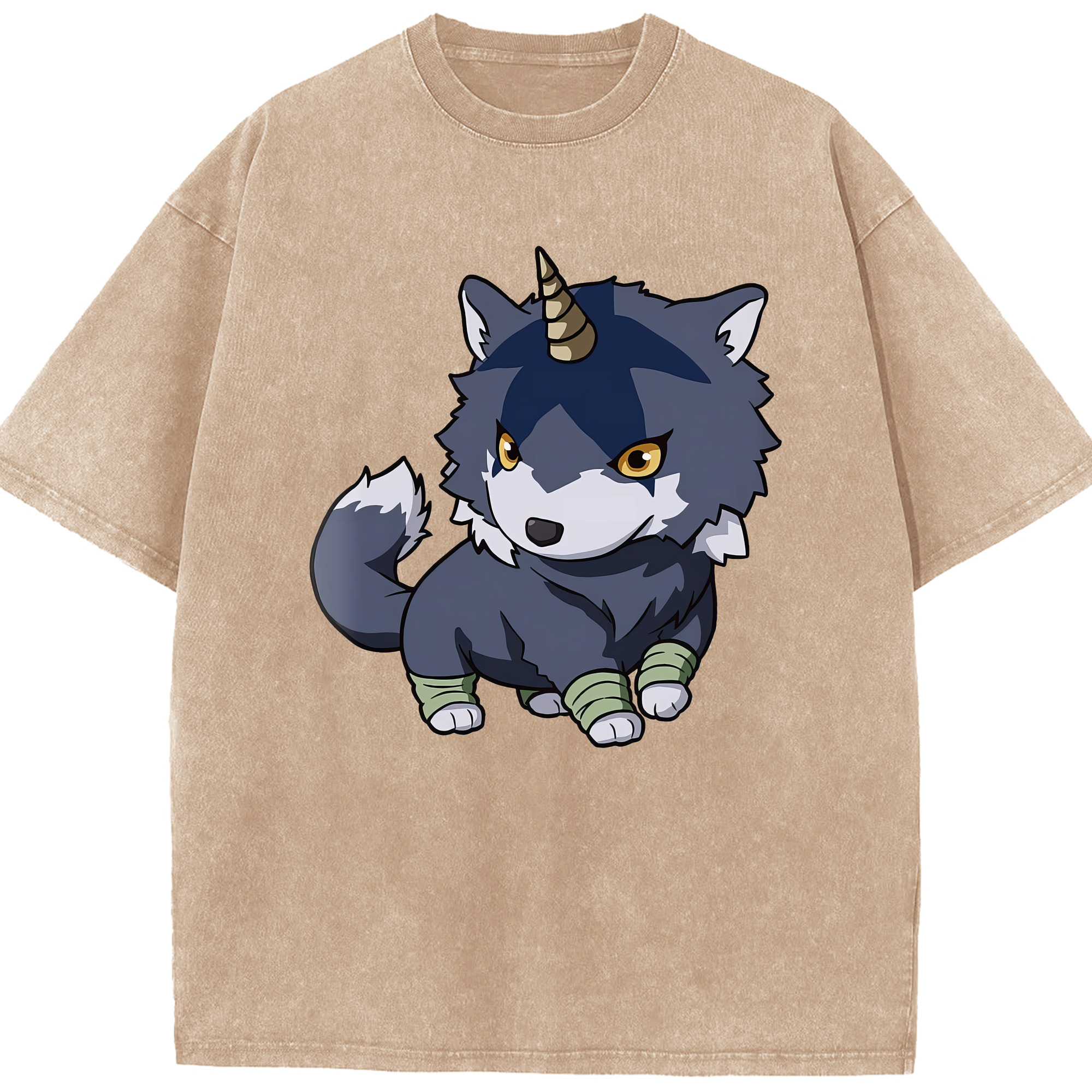 （画像用） 転スラ Regarding Reincarnated to Slime 綿100% ヴィンテージ風 半袖Tシャツ（フロントプリント）