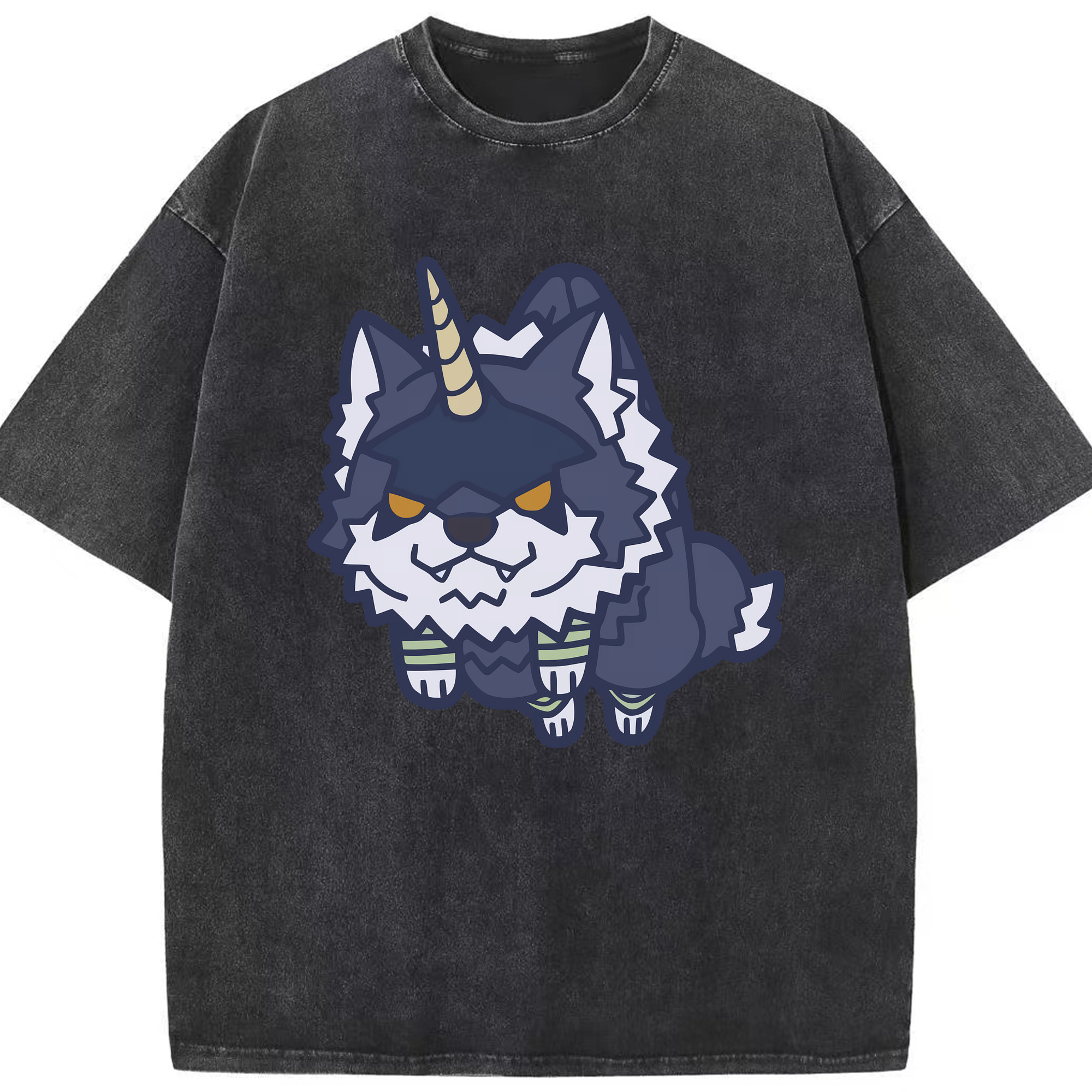 （画像用） 転スラ Regarding Reincarnated to Slime 綿100% ヴィンテージ風 半袖Tシャツ（フロントプリント）