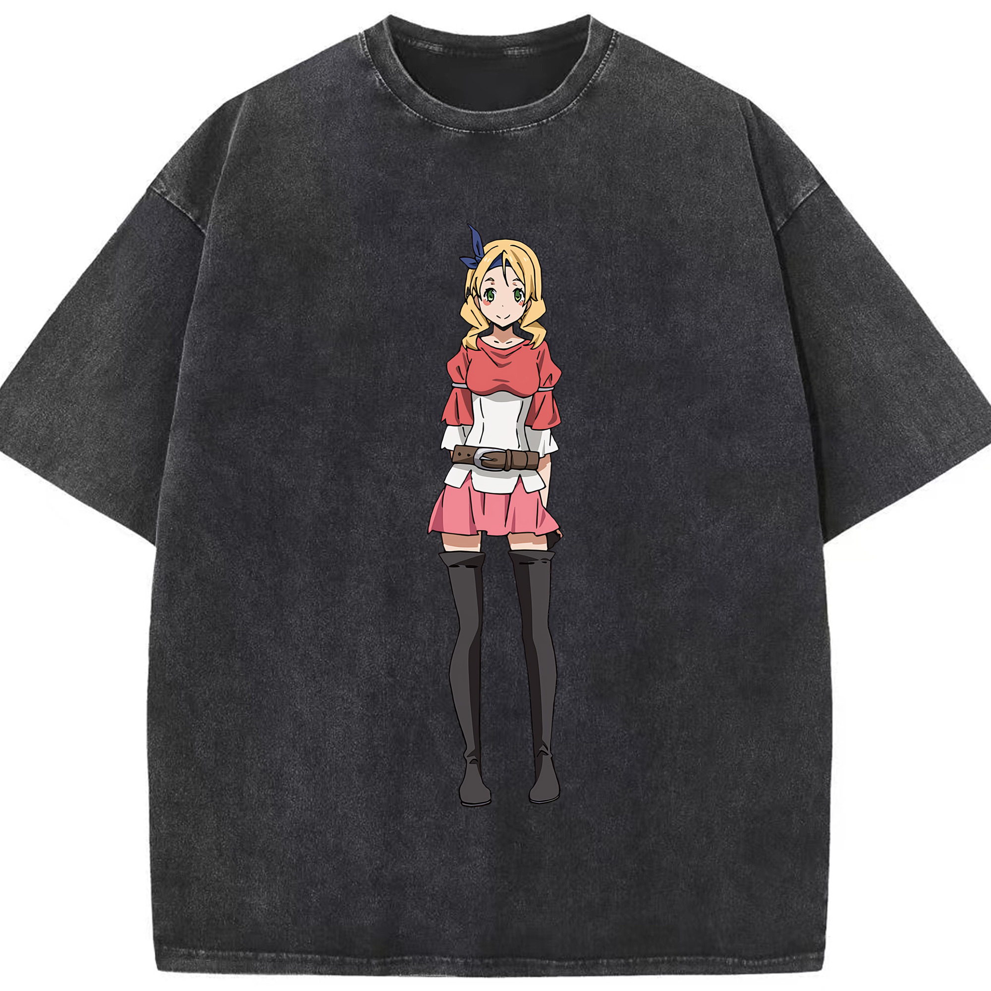 （画像用） 転スラ Regarding Reincarnated to Slime 綿100% ヴィンテージ風 半袖Tシャツ（フロントプリント）