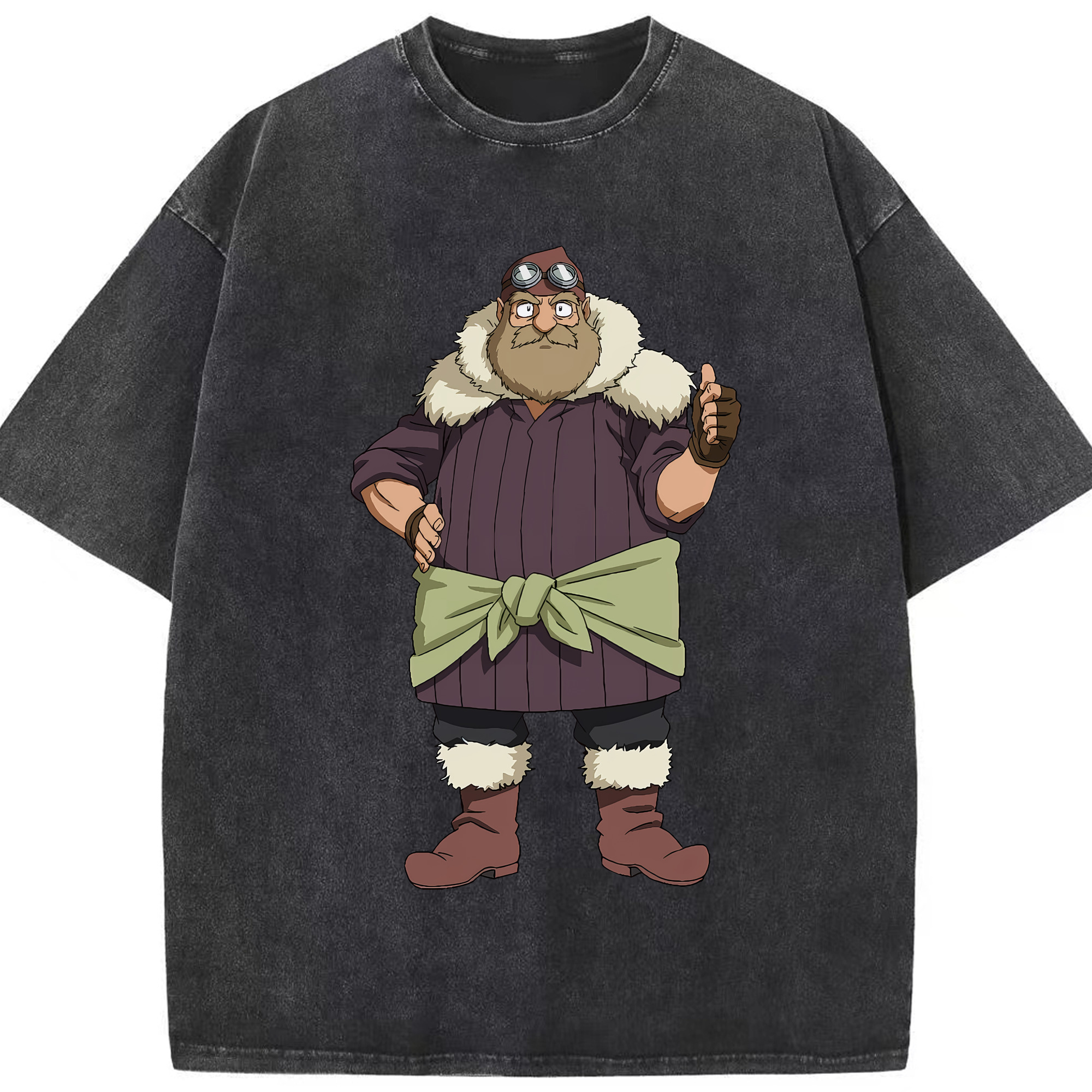 （画像用） 転スラ Regarding Reincarnated to Slime 綿100% ヴィンテージ風 半袖Tシャツ（フロントプリント）
