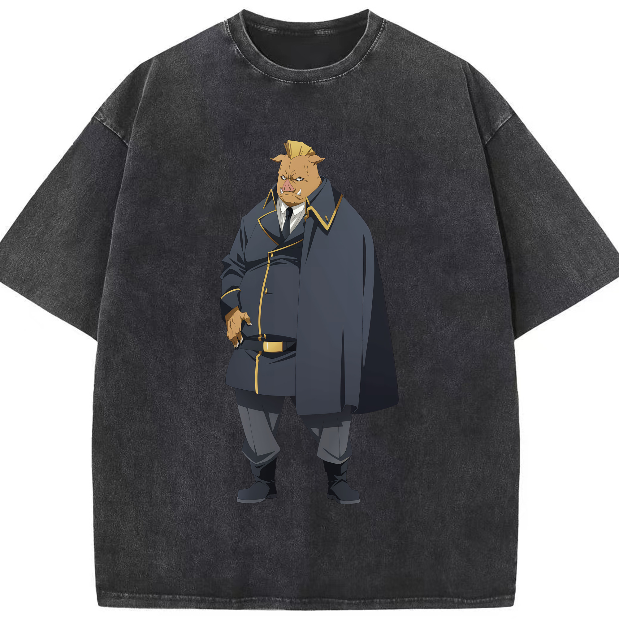 （画像用） 転スラ Regarding Reincarnated to Slime 綿100% ヴィンテージ風 半袖Tシャツ（フロントプリント）