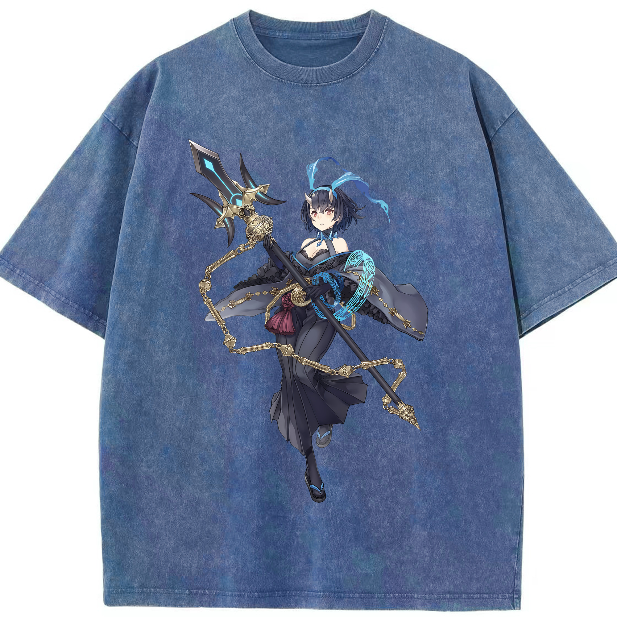 （画像用） 転スラ Regarding Reincarnated to Slime 綿100% ヴィンテージ風 半袖Tシャツ（フロントプリント）