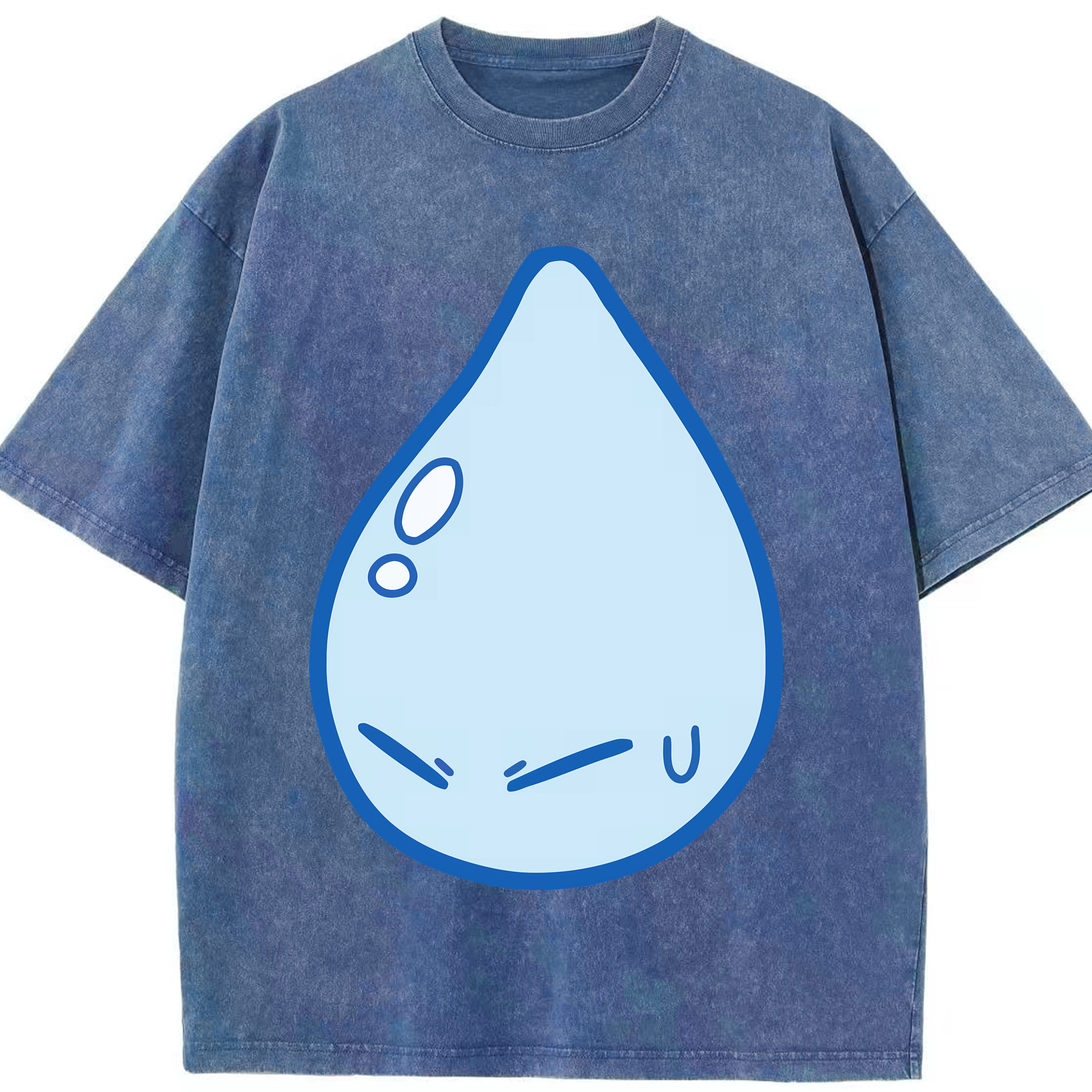 （画像用） 転スラ Regarding Reincarnated to Slime 綿100% ヴィンテージ風 半袖Tシャツ（フロントプリント）