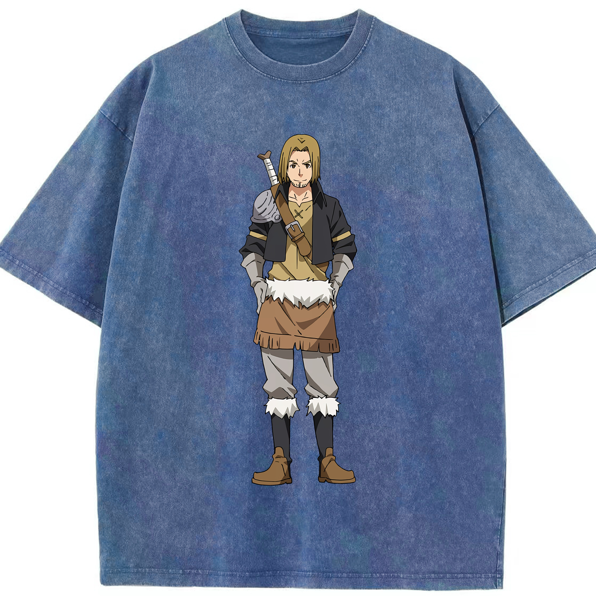 （画像用） 転スラ Regarding Reincarnated to Slime 綿100% ヴィンテージ風 半袖Tシャツ（フロントプリント）