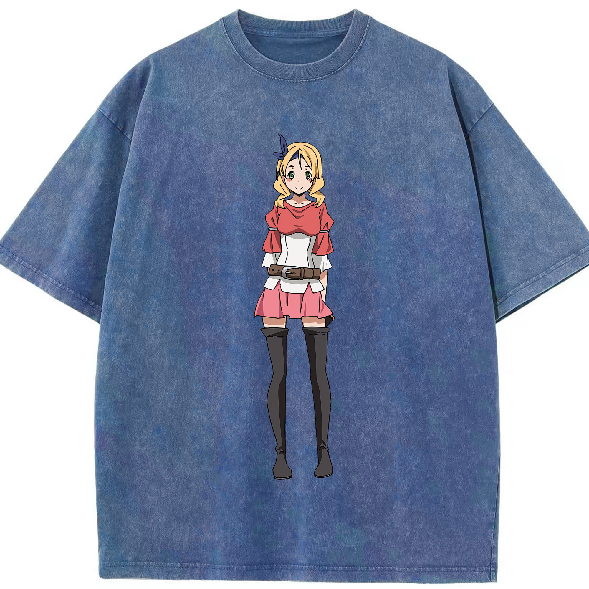 （画像用） 転スラ Regarding Reincarnated to Slime 綿100% ヴィンテージ風 半袖Tシャツ（フロントプリント）