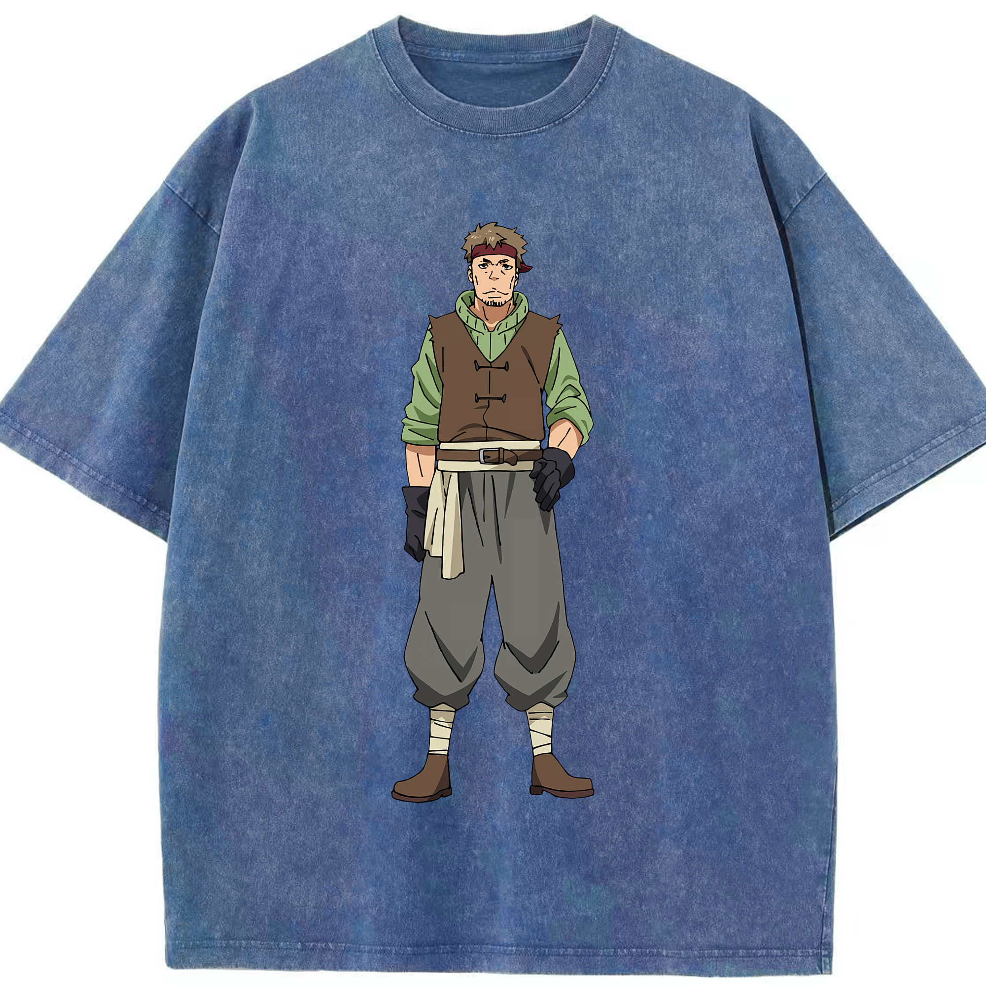 （画像用） 転スラ Regarding Reincarnated to Slime 綿100% ヴィンテージ風 半袖Tシャツ（フロントプリント）