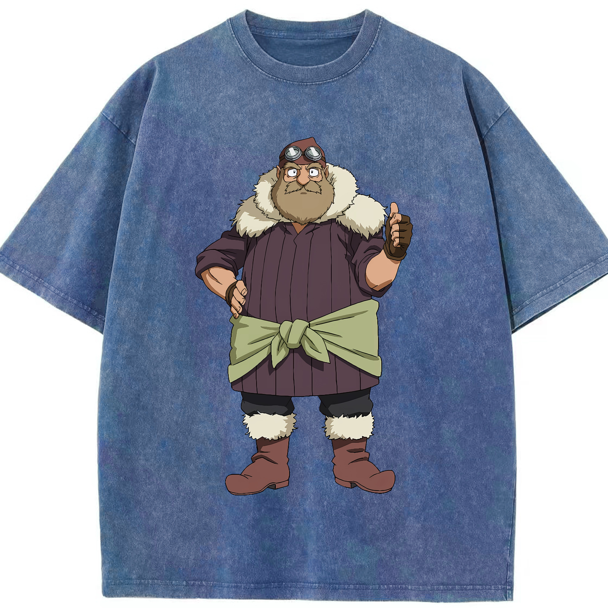 （画像用） 転スラ Regarding Reincarnated to Slime 綿100% ヴィンテージ風 半袖Tシャツ（フロントプリント）