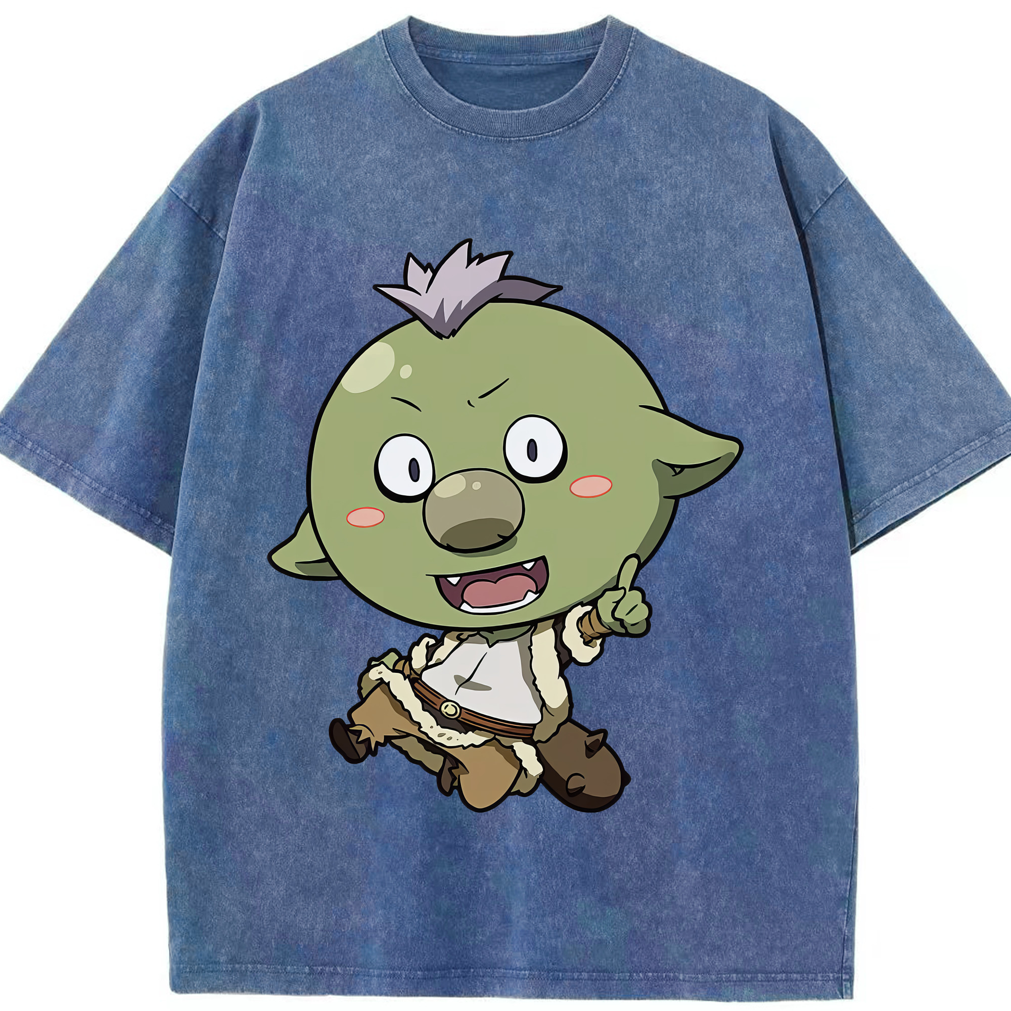 （画像用） 転スラ Regarding Reincarnated to Slime 綿100% ヴィンテージ風 半袖Tシャツ（フロントプリント）