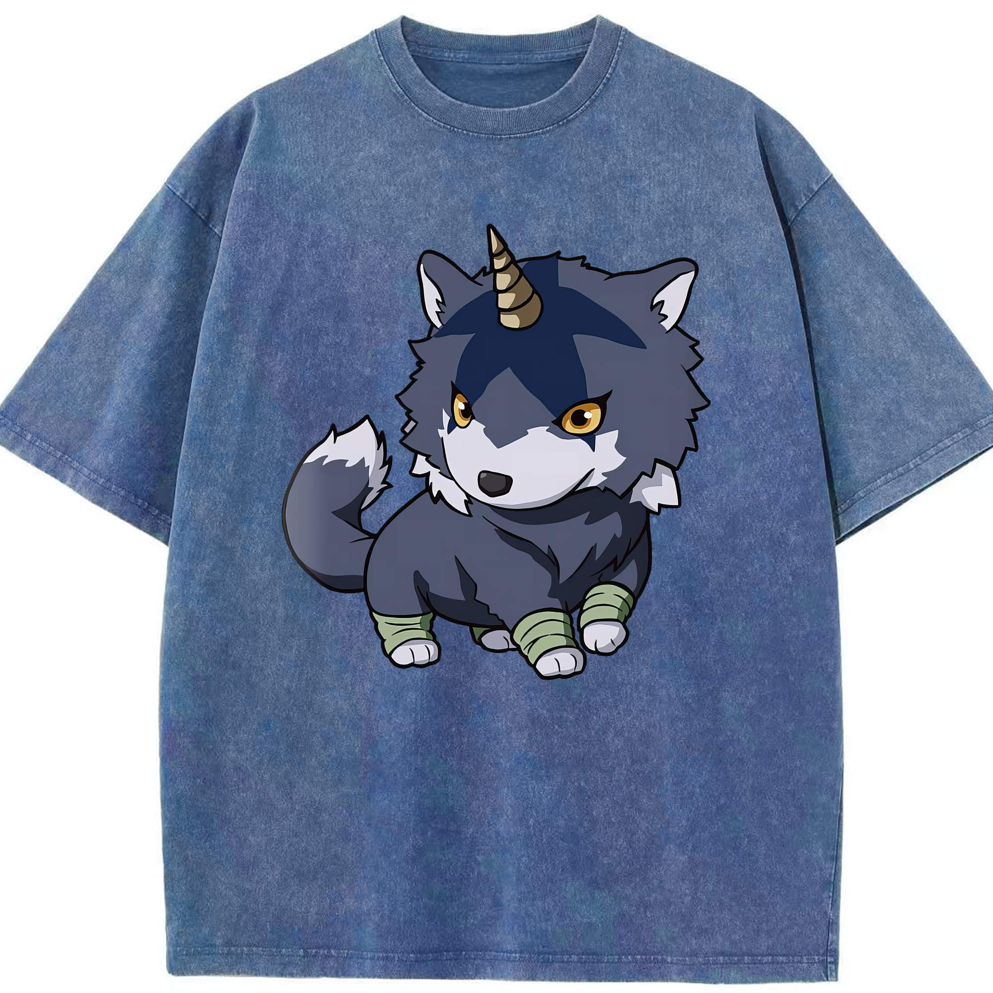（画像用） 転スラ Regarding Reincarnated to Slime 綿100% ヴィンテージ風 半袖Tシャツ（フロントプリント）