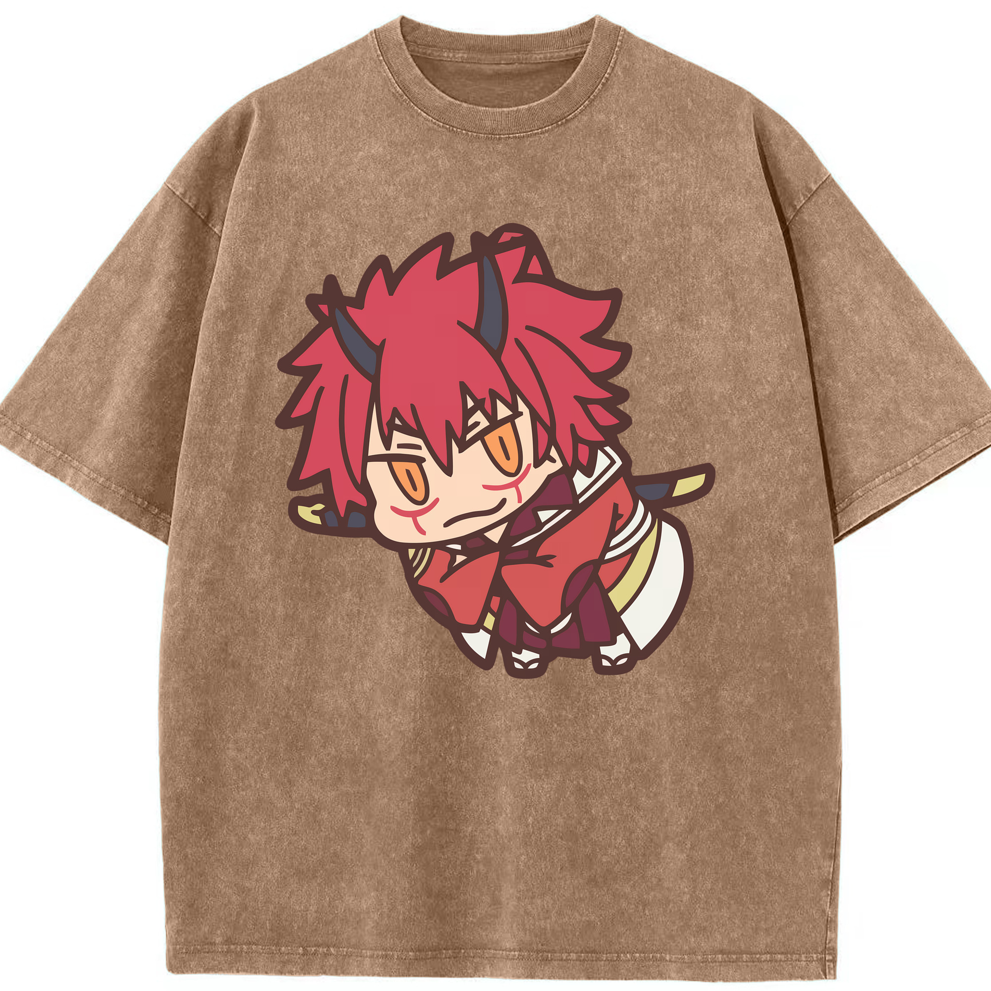 （画像用） 転スラ Regarding Reincarnated to Slime 綿100% ヴィンテージ風 半袖Tシャツ（フロントプリント）
