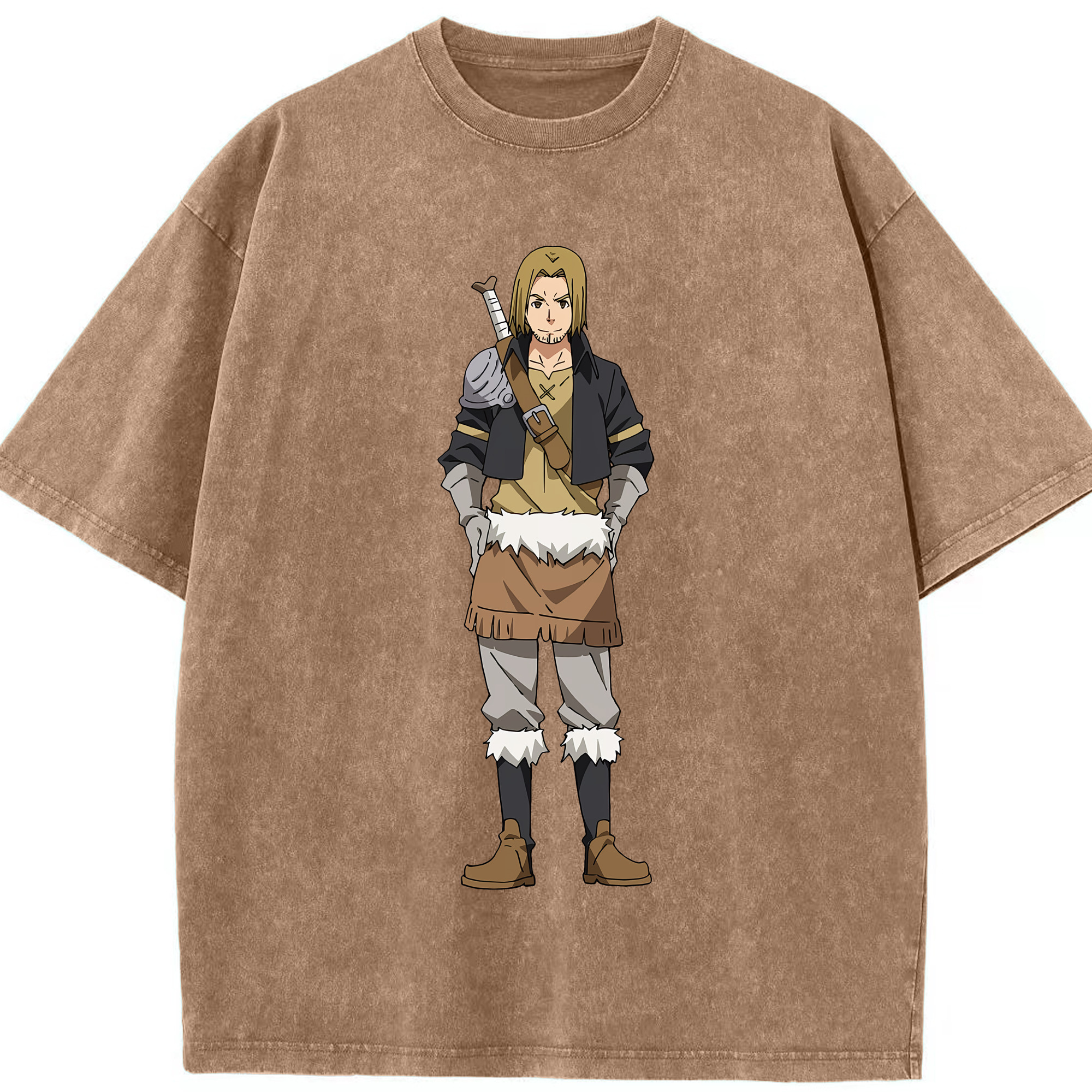 （画像用） 転スラ Regarding Reincarnated to Slime 綿100% ヴィンテージ風 半袖Tシャツ（フロントプリント）