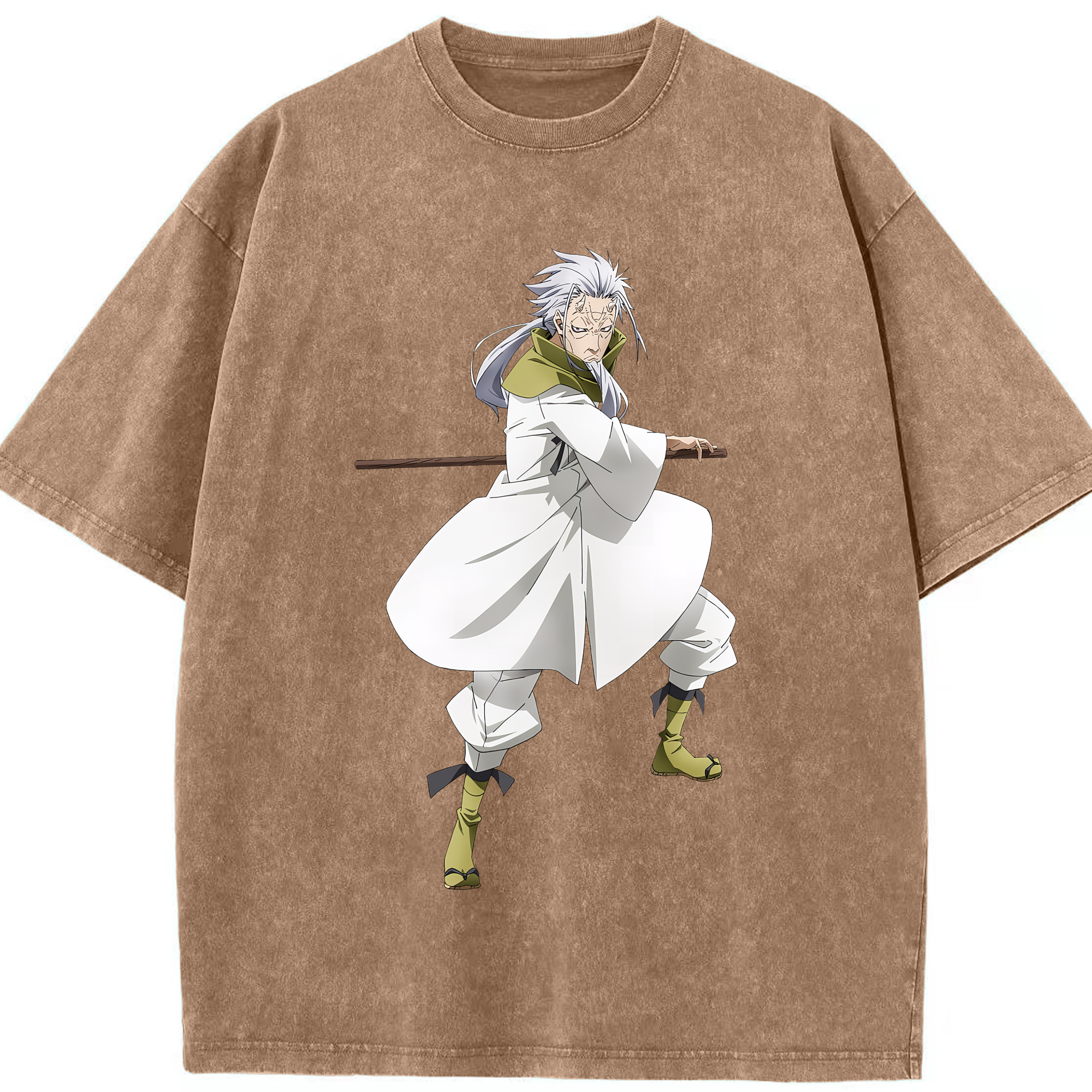 （画像用） 転スラ Regarding Reincarnated to Slime 綿100% ヴィンテージ風 半袖Tシャツ（フロントプリント）