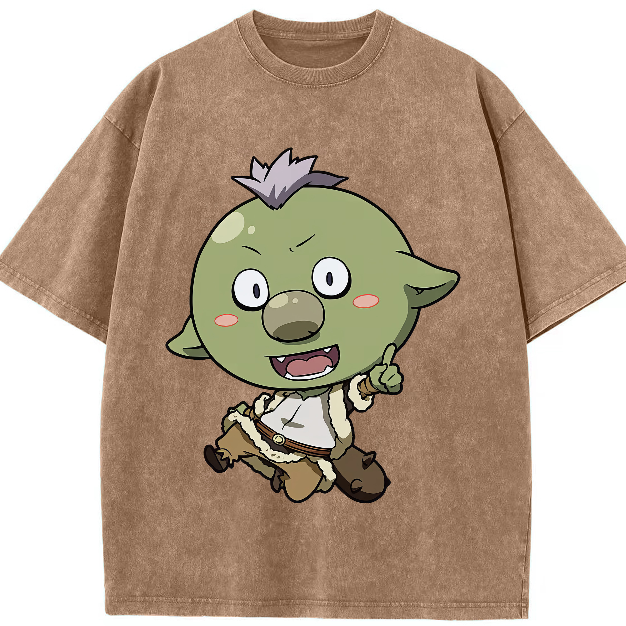 （画像用） 転スラ Regarding Reincarnated to Slime 綿100% ヴィンテージ風 半袖Tシャツ（フロントプリント）