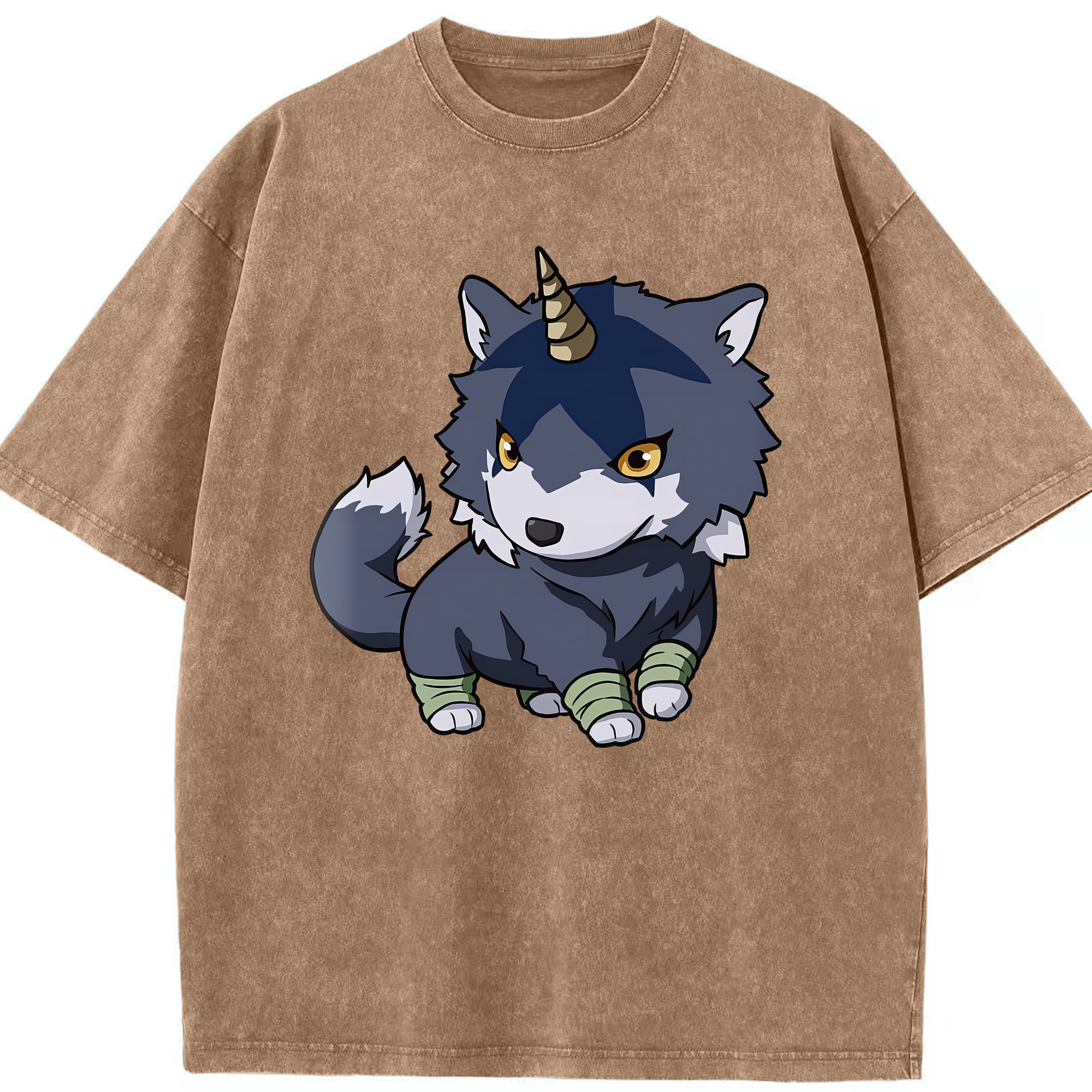 （画像用） 転スラ Regarding Reincarnated to Slime 綿100% ヴィンテージ風 半袖Tシャツ（フロントプリント）