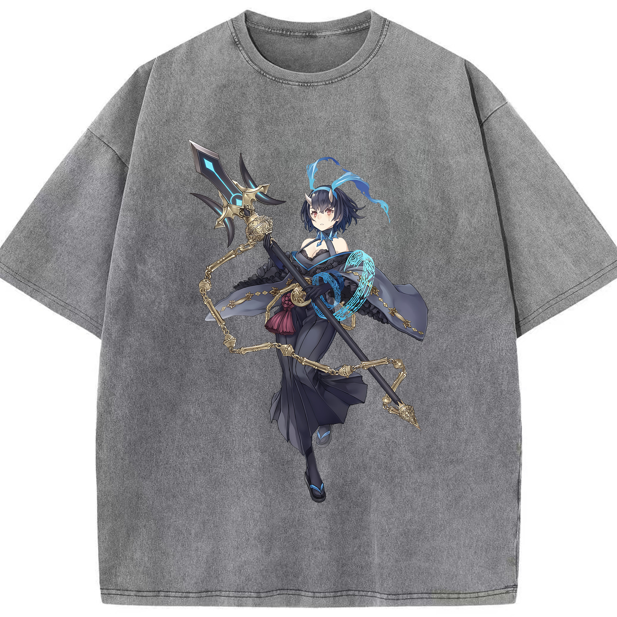（画像用） 転スラ Regarding Reincarnated to Slime 綿100% ヴィンテージ風 半袖Tシャツ（フロントプリント）