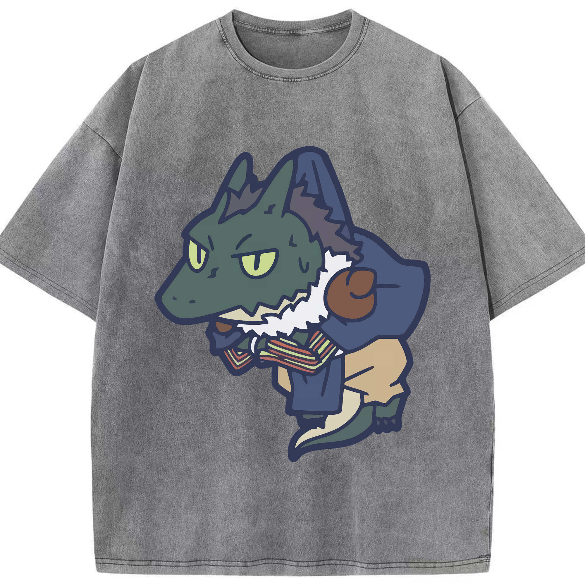（画像用） 転スラ Regarding Reincarnated to Slime 綿100% ヴィンテージ風 半袖Tシャツ（フロントプリント）