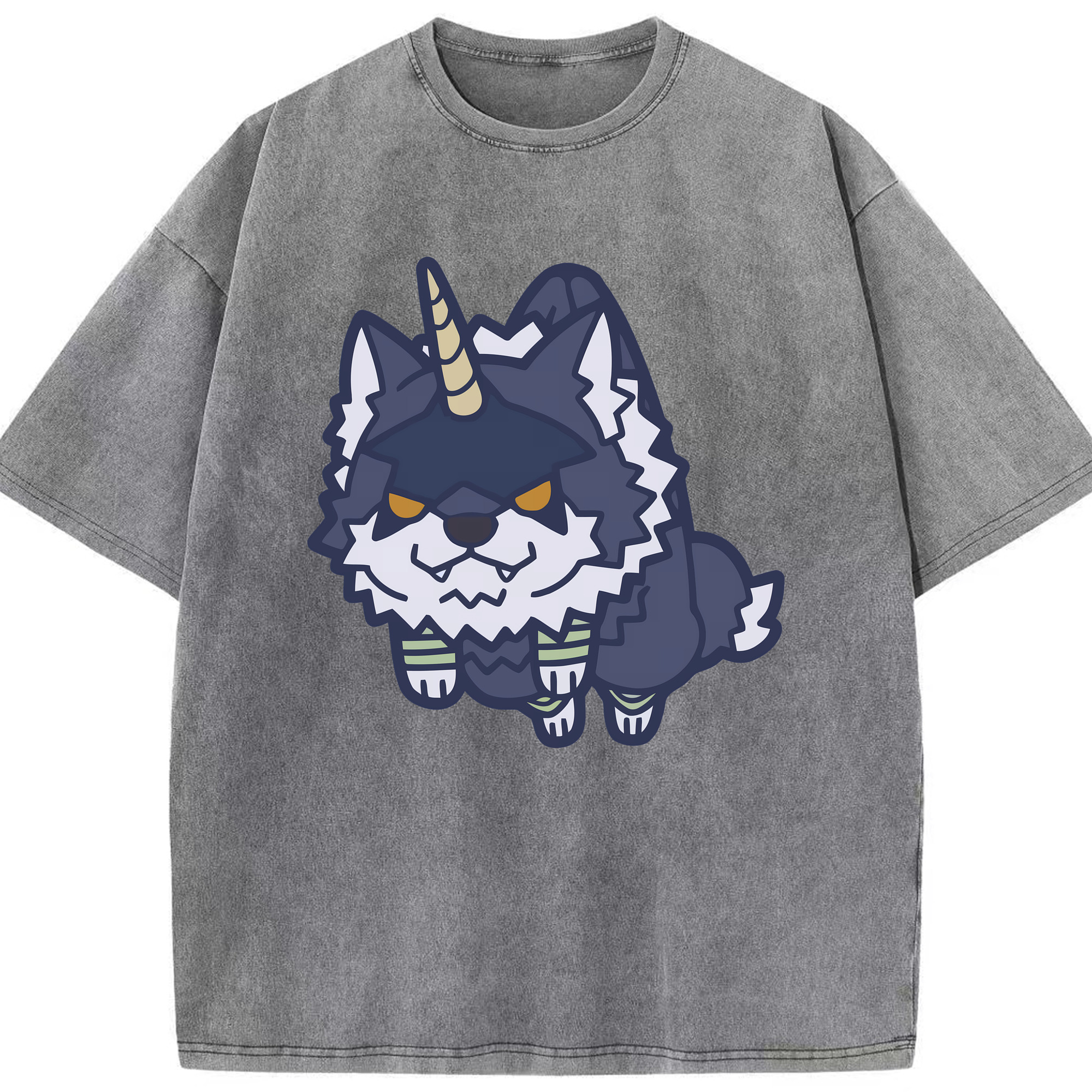 （画像用） 転スラ Regarding Reincarnated to Slime 綿100% ヴィンテージ風 半袖Tシャツ（フロントプリント）