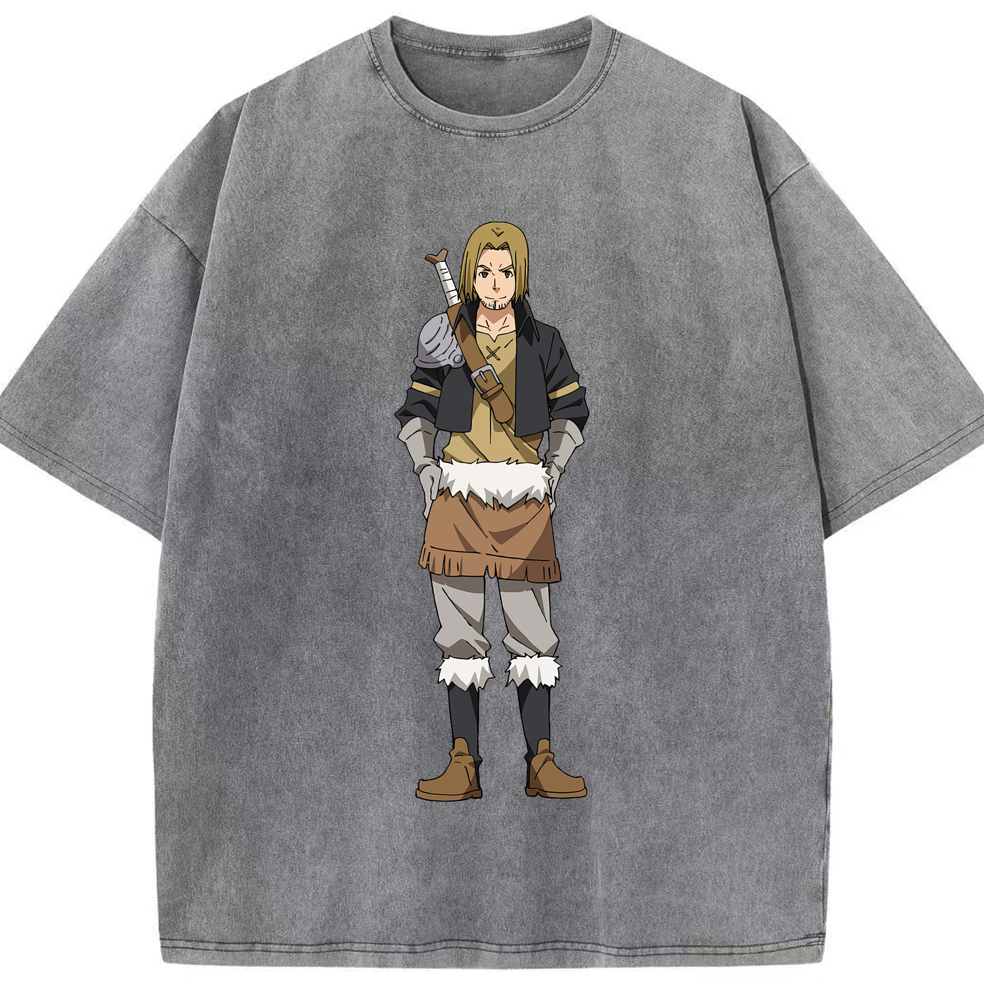 （画像用） 転スラ Regarding Reincarnated to Slime 綿100% ヴィンテージ風 半袖Tシャツ（フロントプリント）
