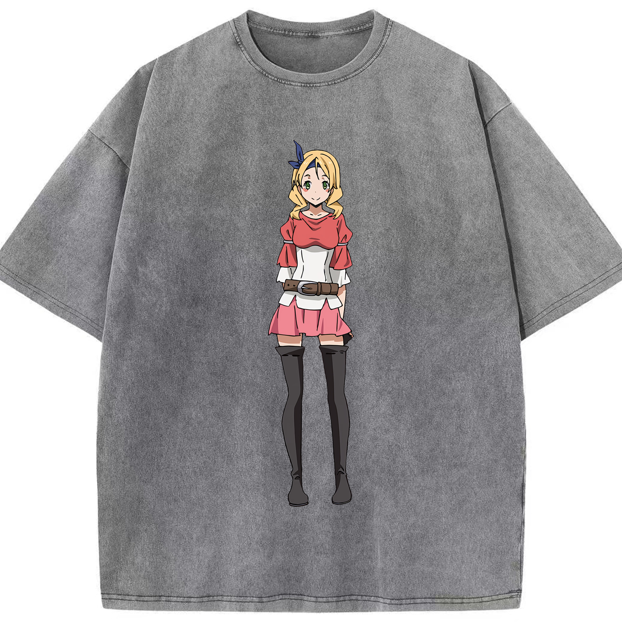 （画像用） 転スラ Regarding Reincarnated to Slime 綿100% ヴィンテージ風 半袖Tシャツ（フロントプリント）