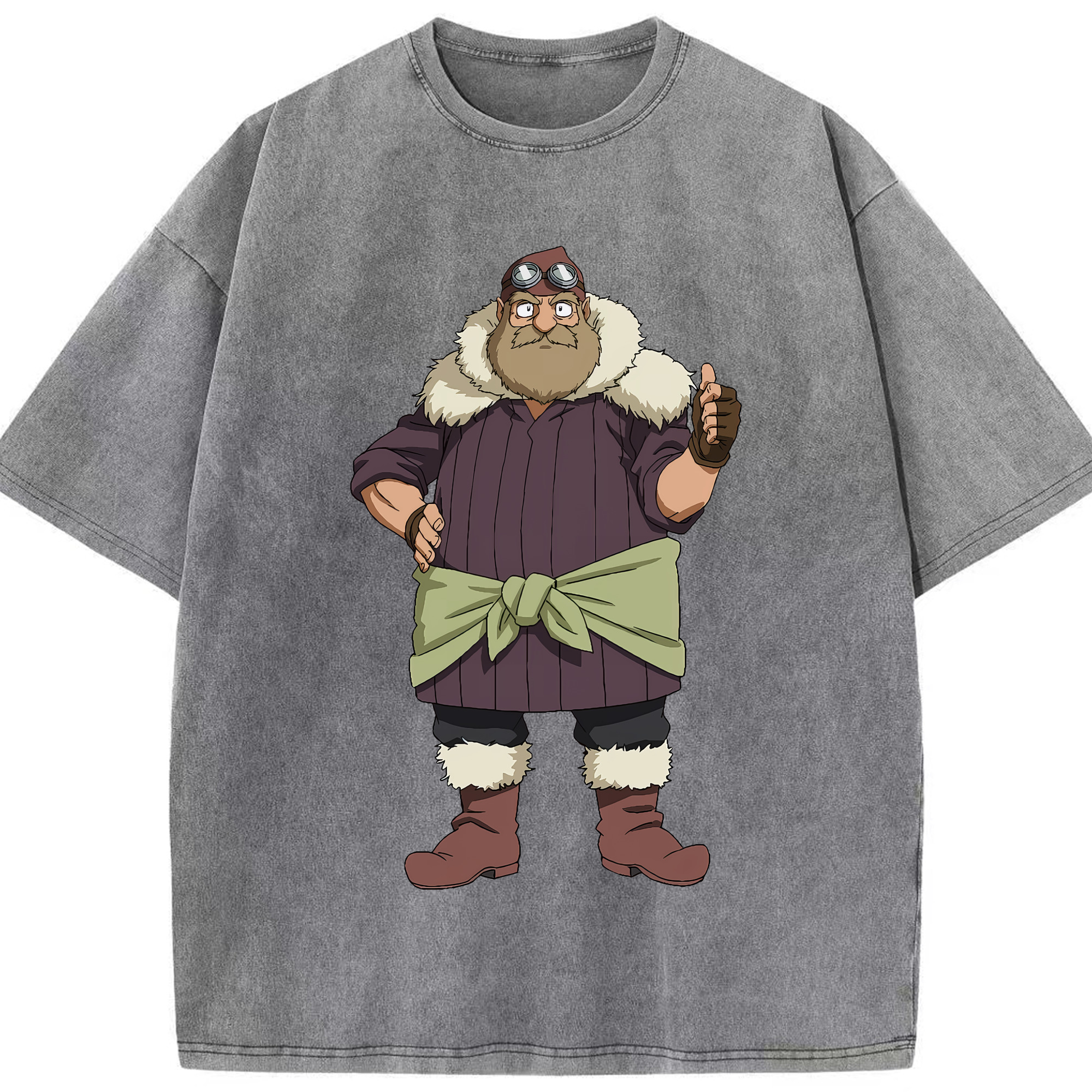（画像用） 転スラ Regarding Reincarnated to Slime 綿100% ヴィンテージ風 半袖Tシャツ（フロントプリント）