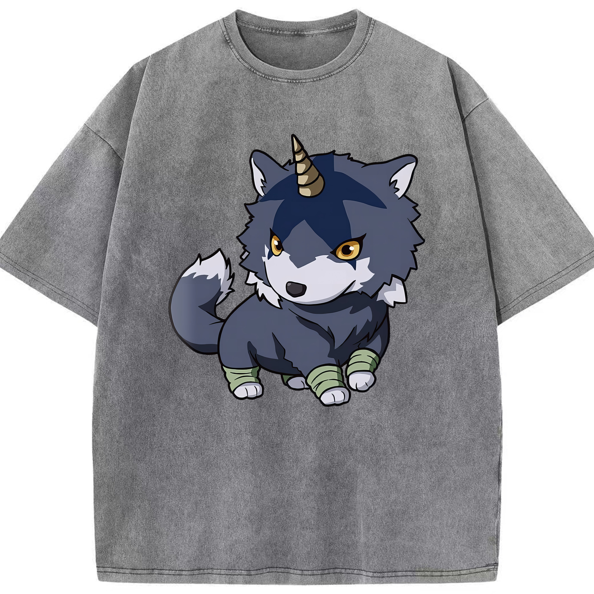 （画像用） 転スラ Regarding Reincarnated to Slime 綿100% ヴィンテージ風 半袖Tシャツ（フロントプリント）