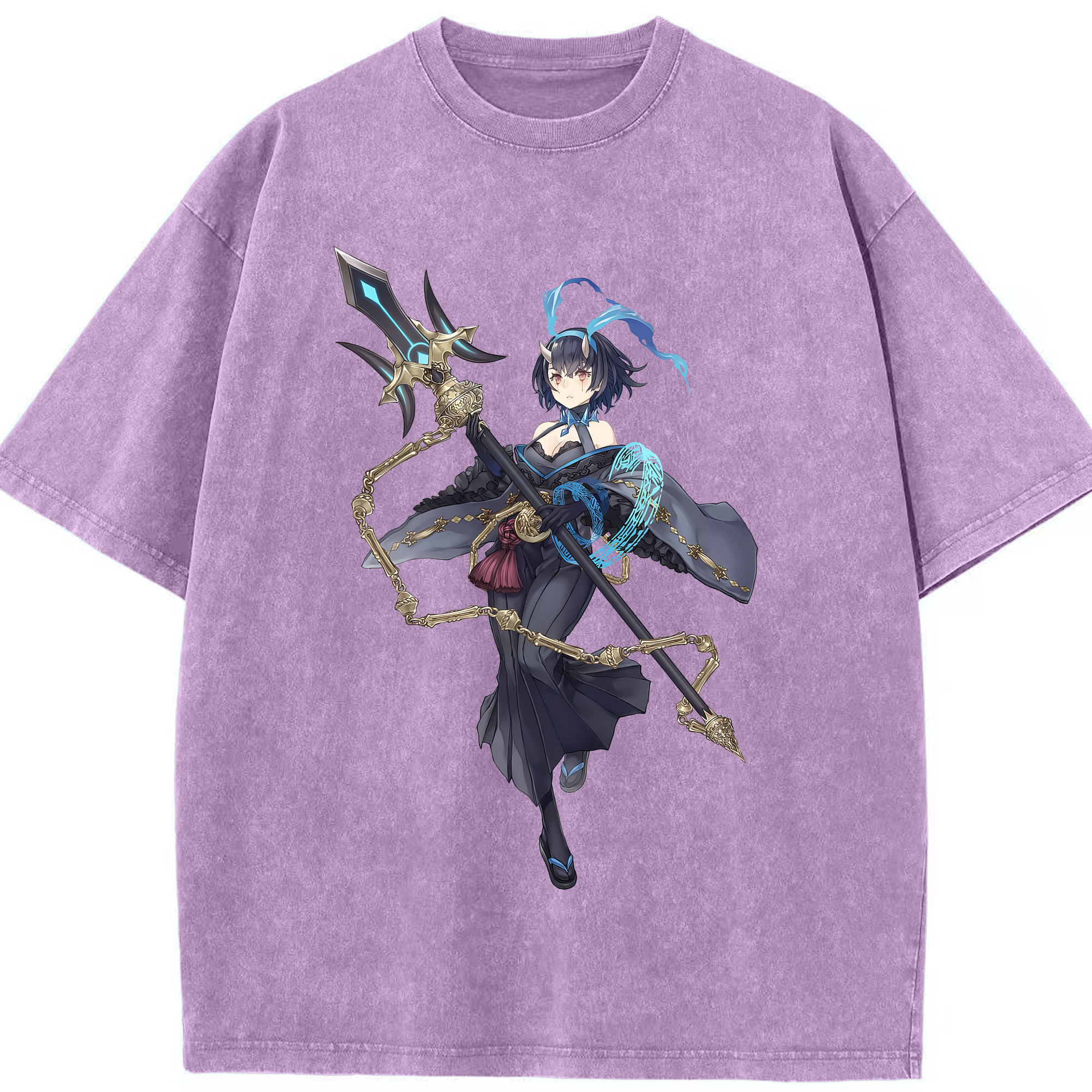 （画像用） 転スラ Regarding Reincarnated to Slime 綿100% ヴィンテージ風 半袖Tシャツ（フロントプリント）