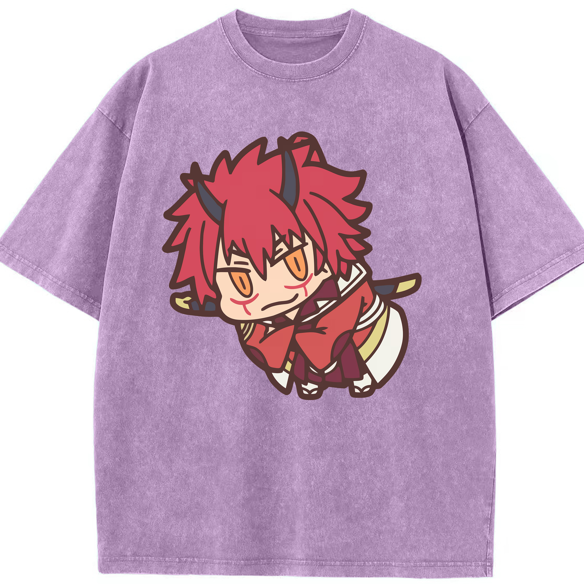 （画像用） 転スラ Regarding Reincarnated to Slime 綿100% ヴィンテージ風 半袖Tシャツ（フロントプリント）