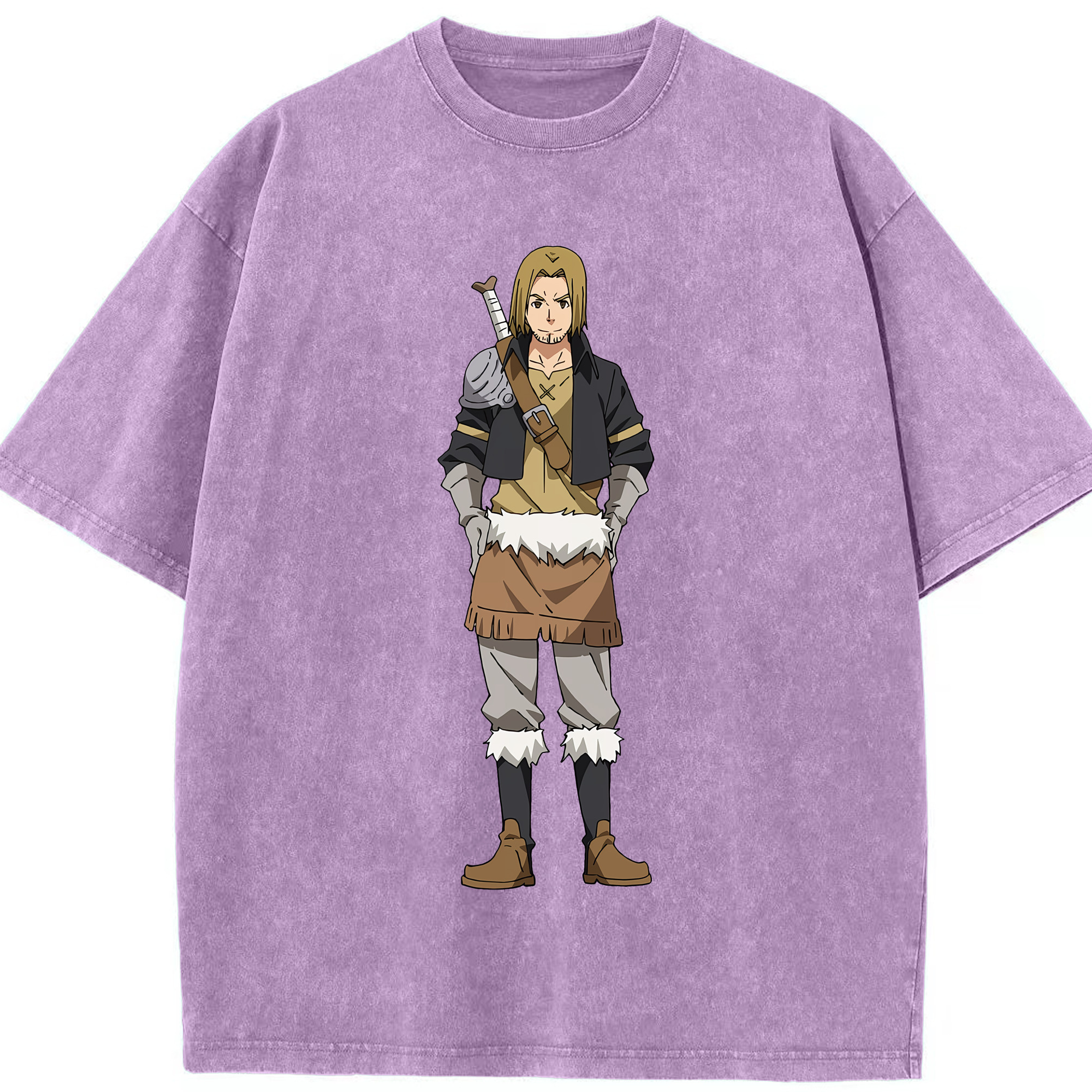 （画像用） 転スラ Regarding Reincarnated to Slime 綿100% ヴィンテージ風 半袖Tシャツ（フロントプリント）