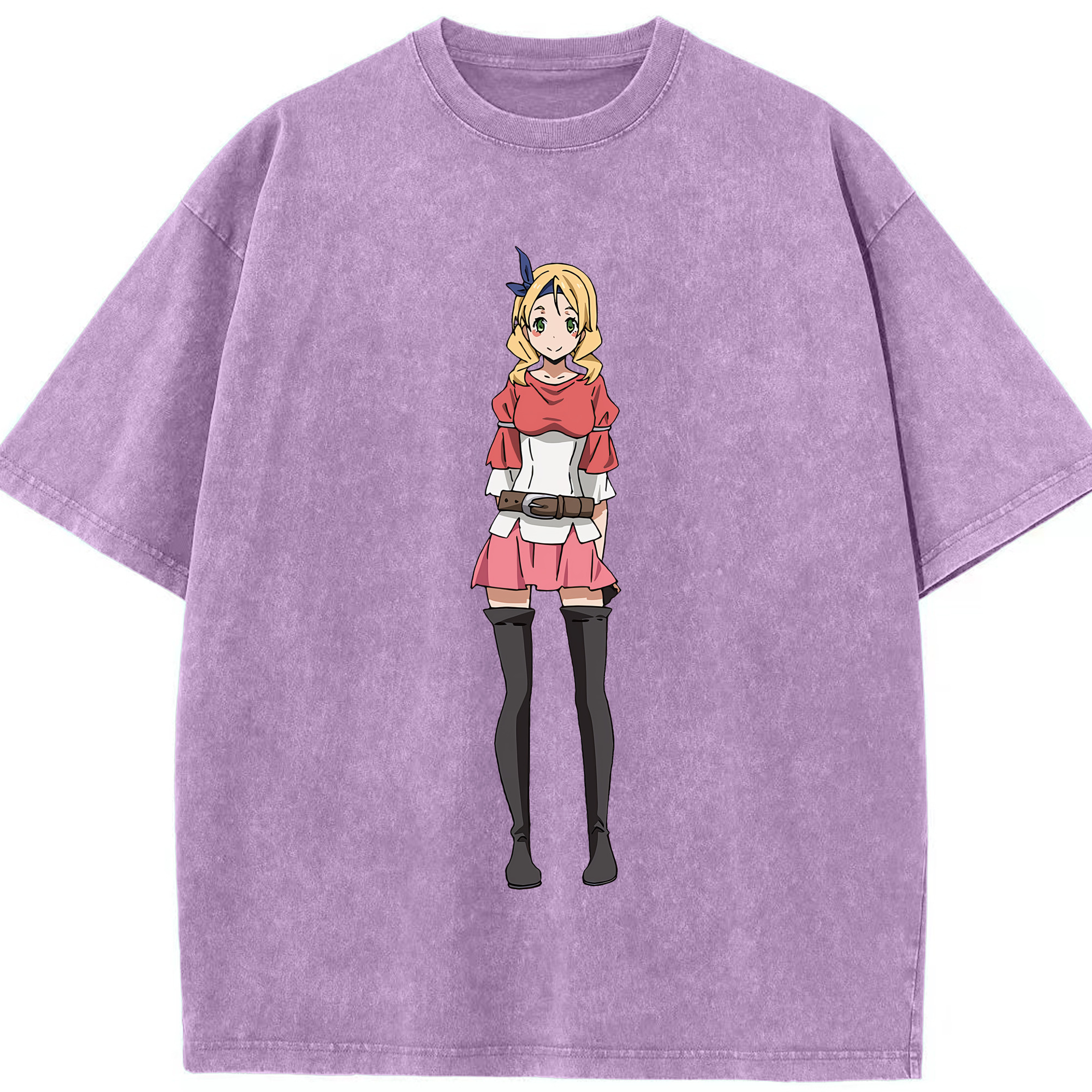 （画像用） 転スラ Regarding Reincarnated to Slime 綿100% ヴィンテージ風 半袖Tシャツ（フロントプリント）