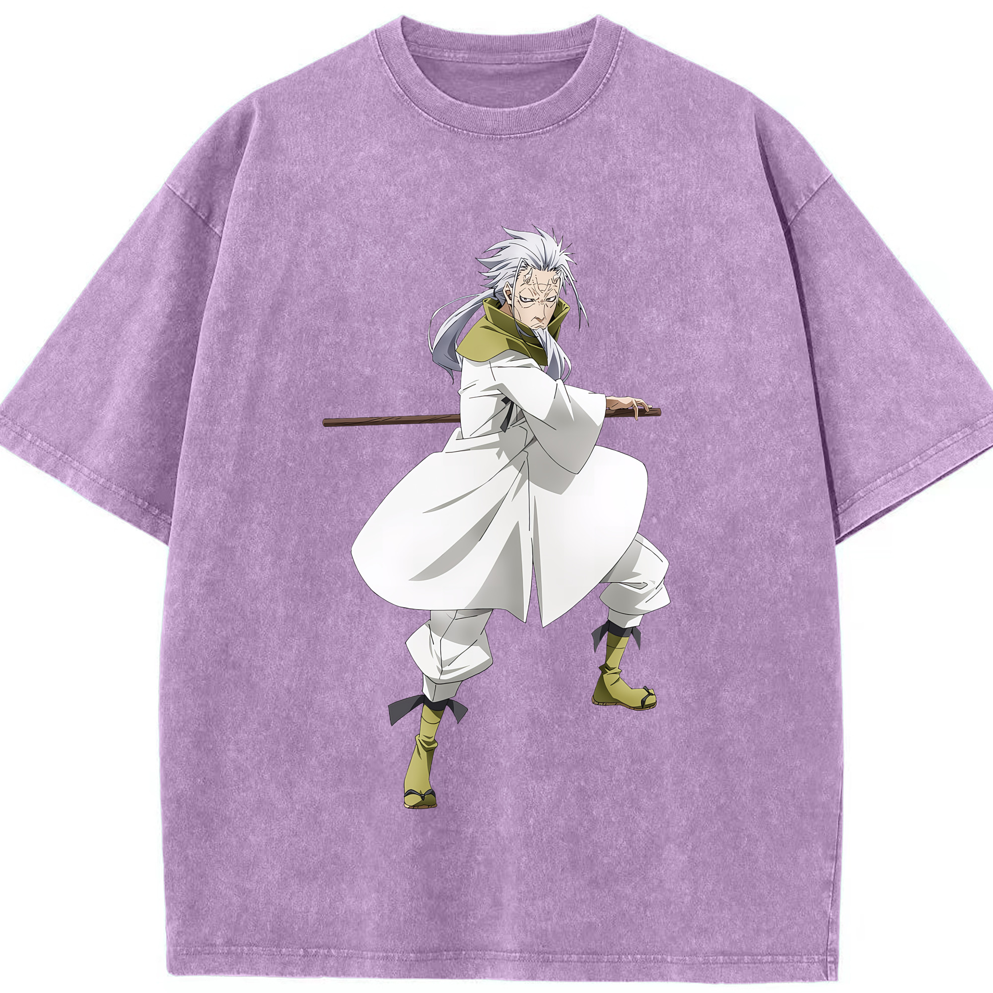 （画像用） 転スラ Regarding Reincarnated to Slime 綿100% ヴィンテージ風 半袖Tシャツ（フロントプリント）