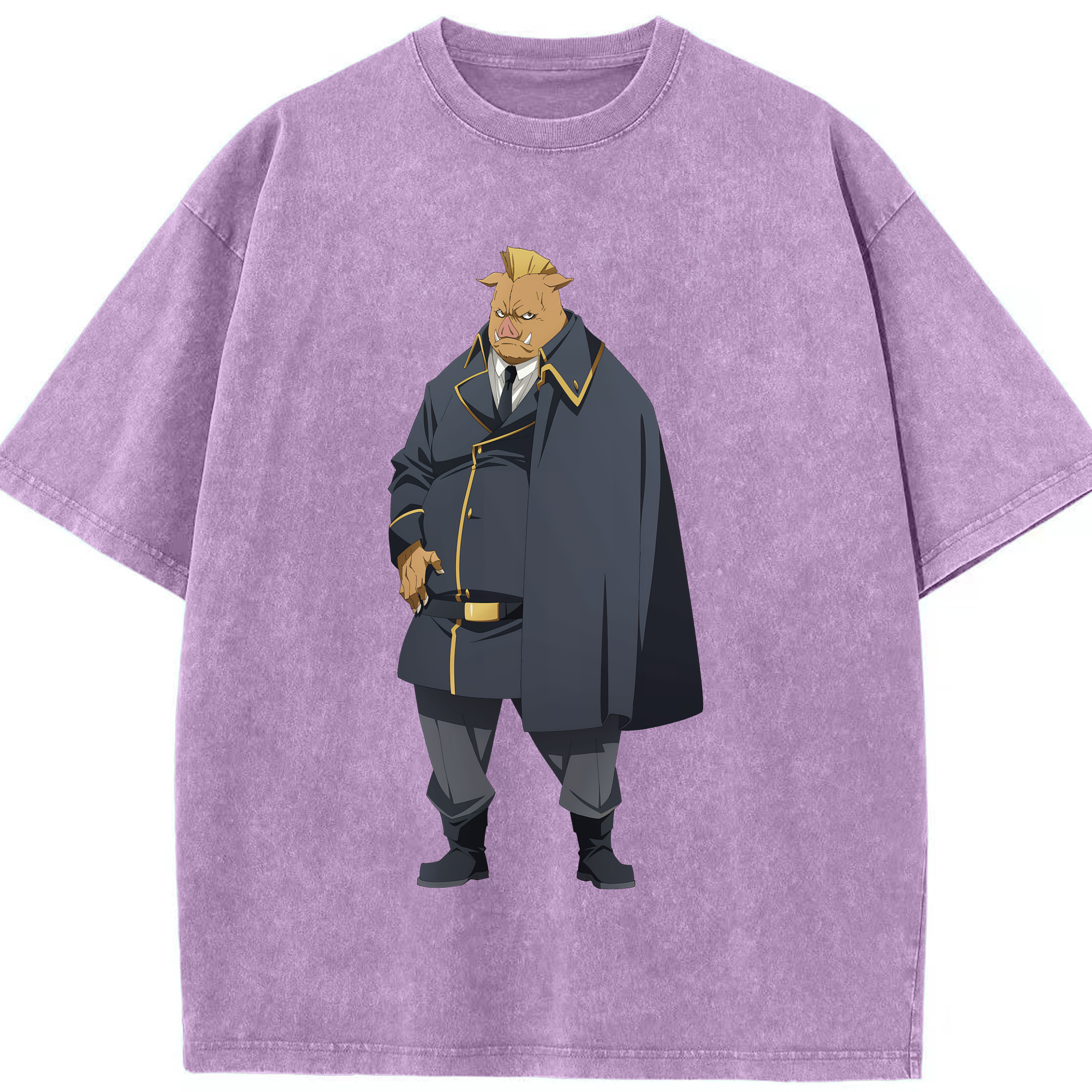 （画像用） 転スラ Regarding Reincarnated to Slime 綿100% ヴィンテージ風 半袖Tシャツ（フロントプリント）