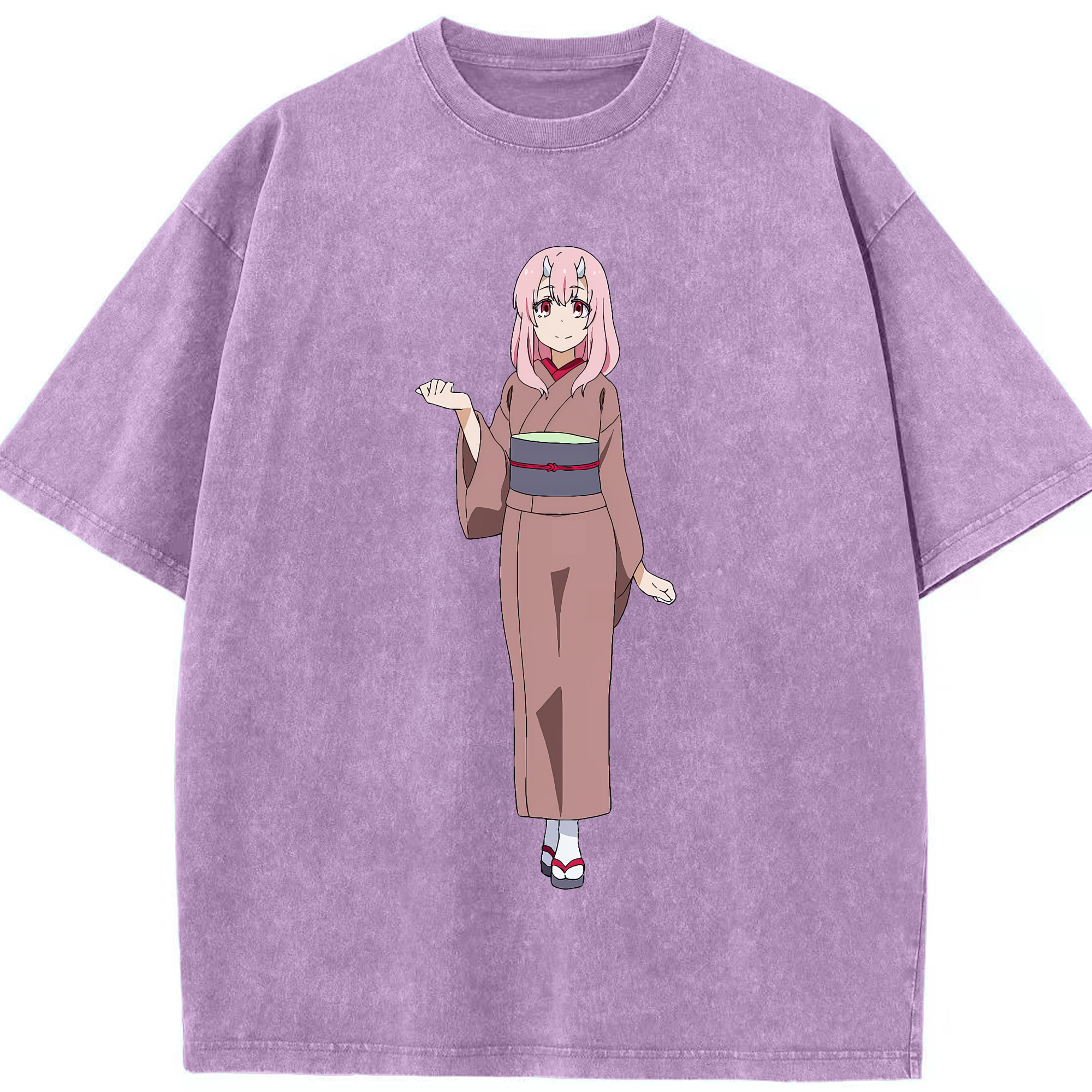 （画像用） 転スラ Regarding Reincarnated to Slime 綿100% ヴィンテージ風 半袖Tシャツ（フロントプリント）