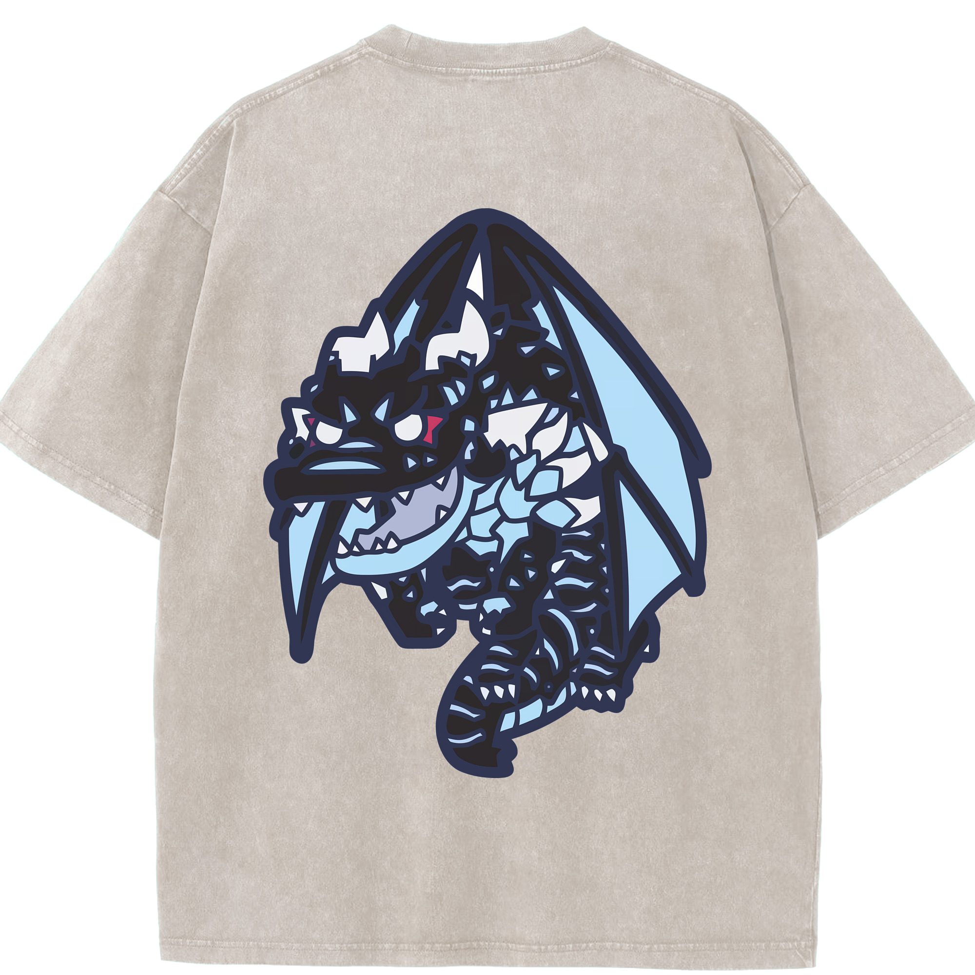 （画像用） 転スラ Regarding Reincarnated to Slime 綿100% ヴィンテージ風 半袖Tシャツ（背面プリント）