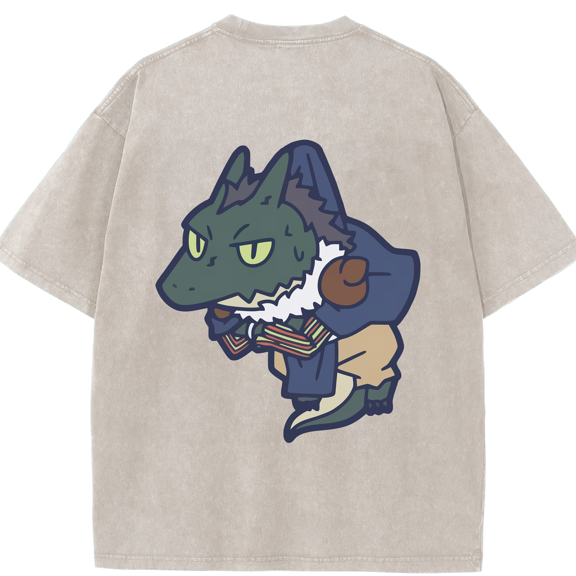 （画像用） 転スラ Regarding Reincarnated to Slime 綿100% ヴィンテージ風 半袖Tシャツ（背面プリント）