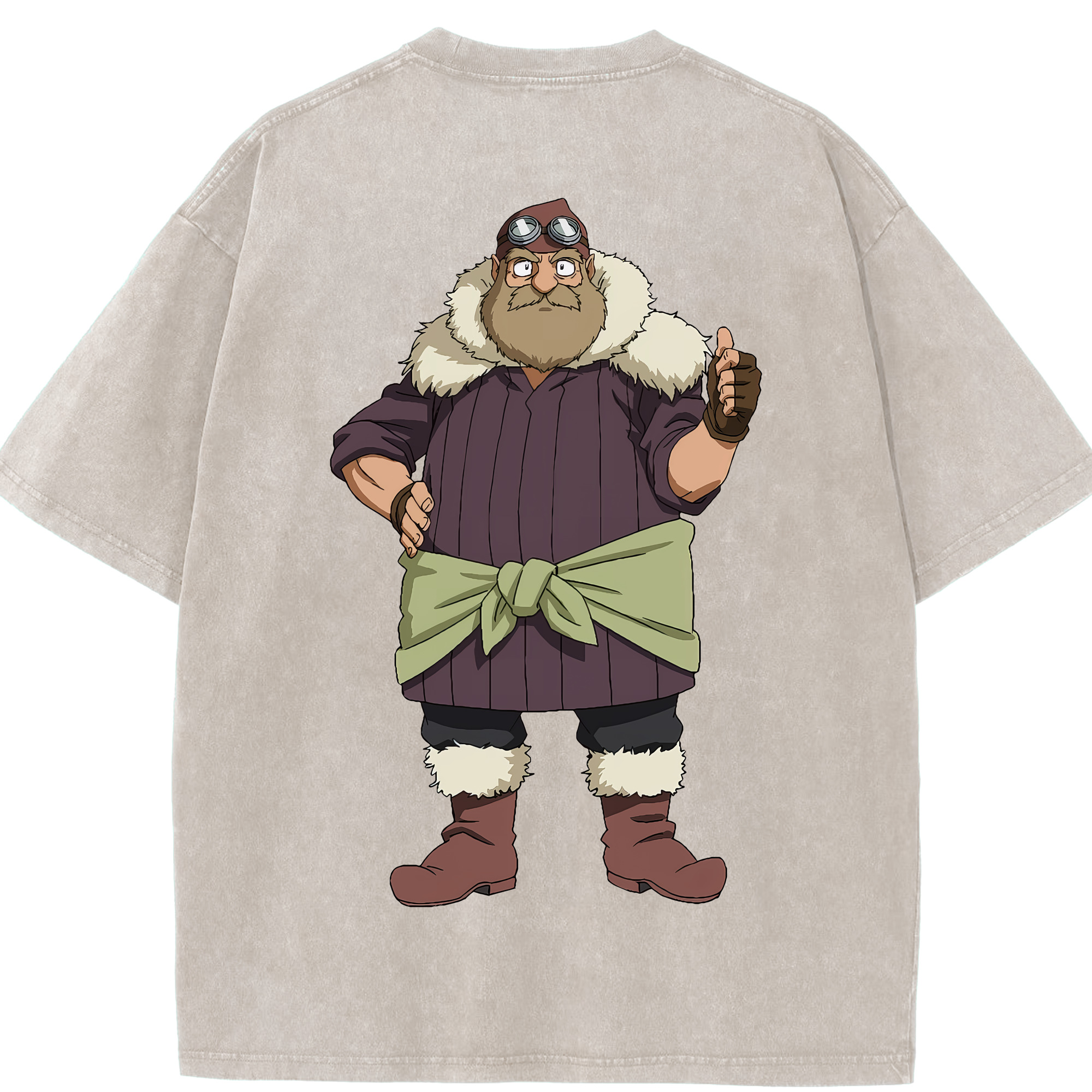 （画像用） 転スラ Regarding Reincarnated to Slime 綿100% ヴィンテージ風 半袖Tシャツ（背面プリント）