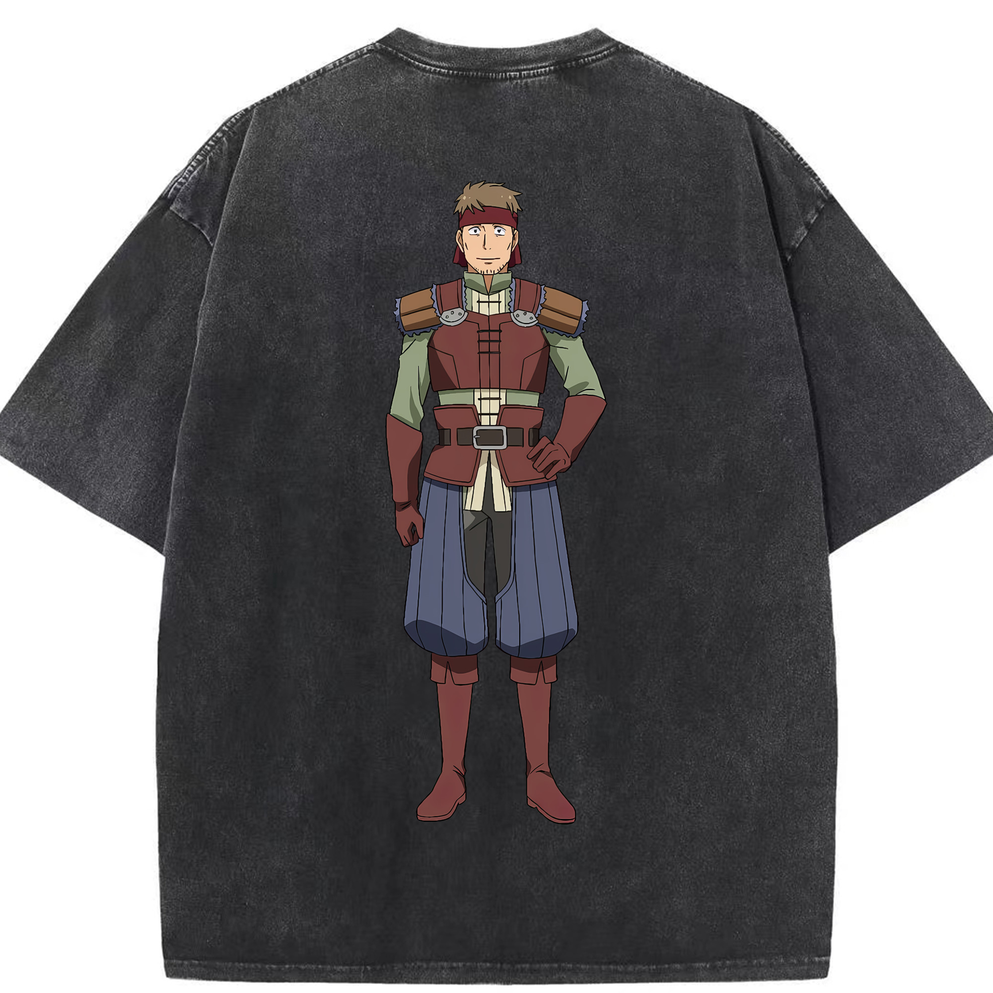 （画像用） 転スラ Regarding Reincarnated to Slime 綿100% ヴィンテージ風 半袖Tシャツ（背面プリント）