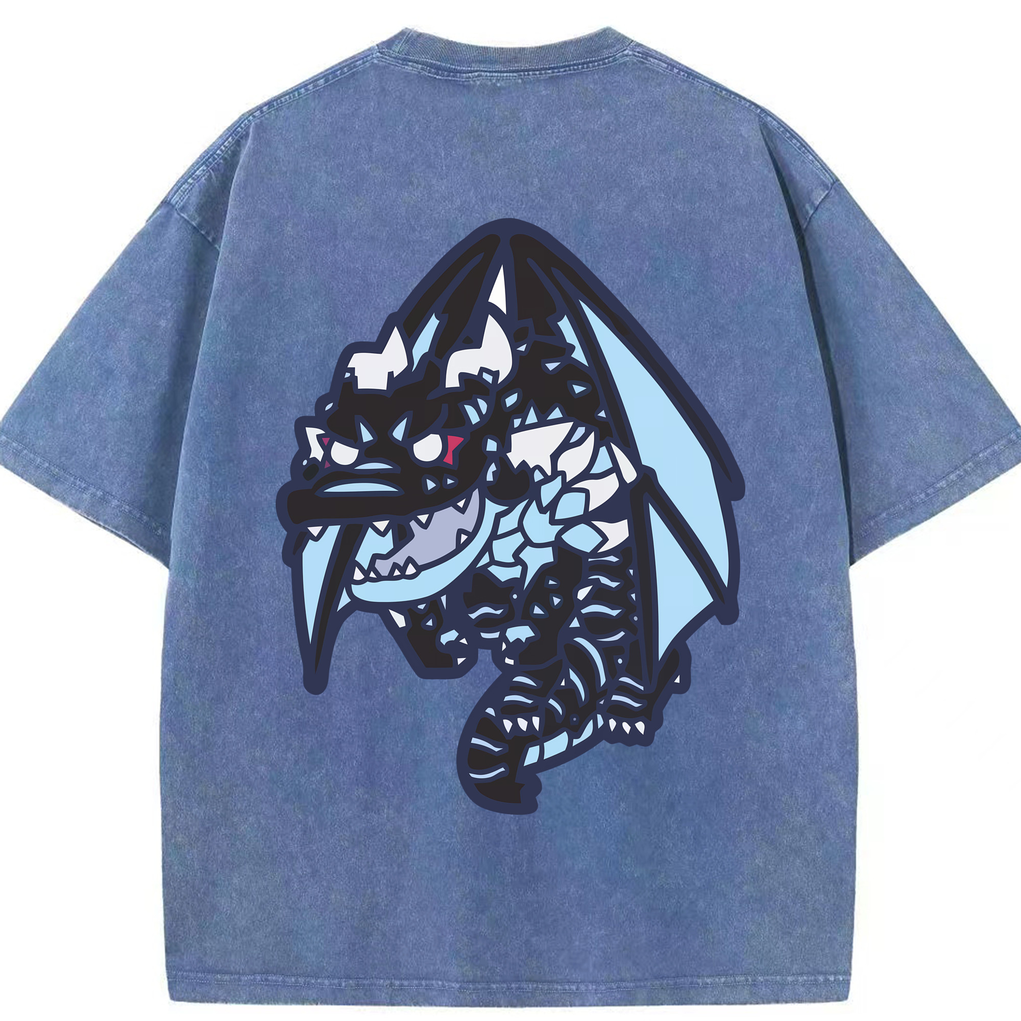（画像用） 転スラ Regarding Reincarnated to Slime 綿100% ヴィンテージ風 半袖Tシャツ（背面プリント）