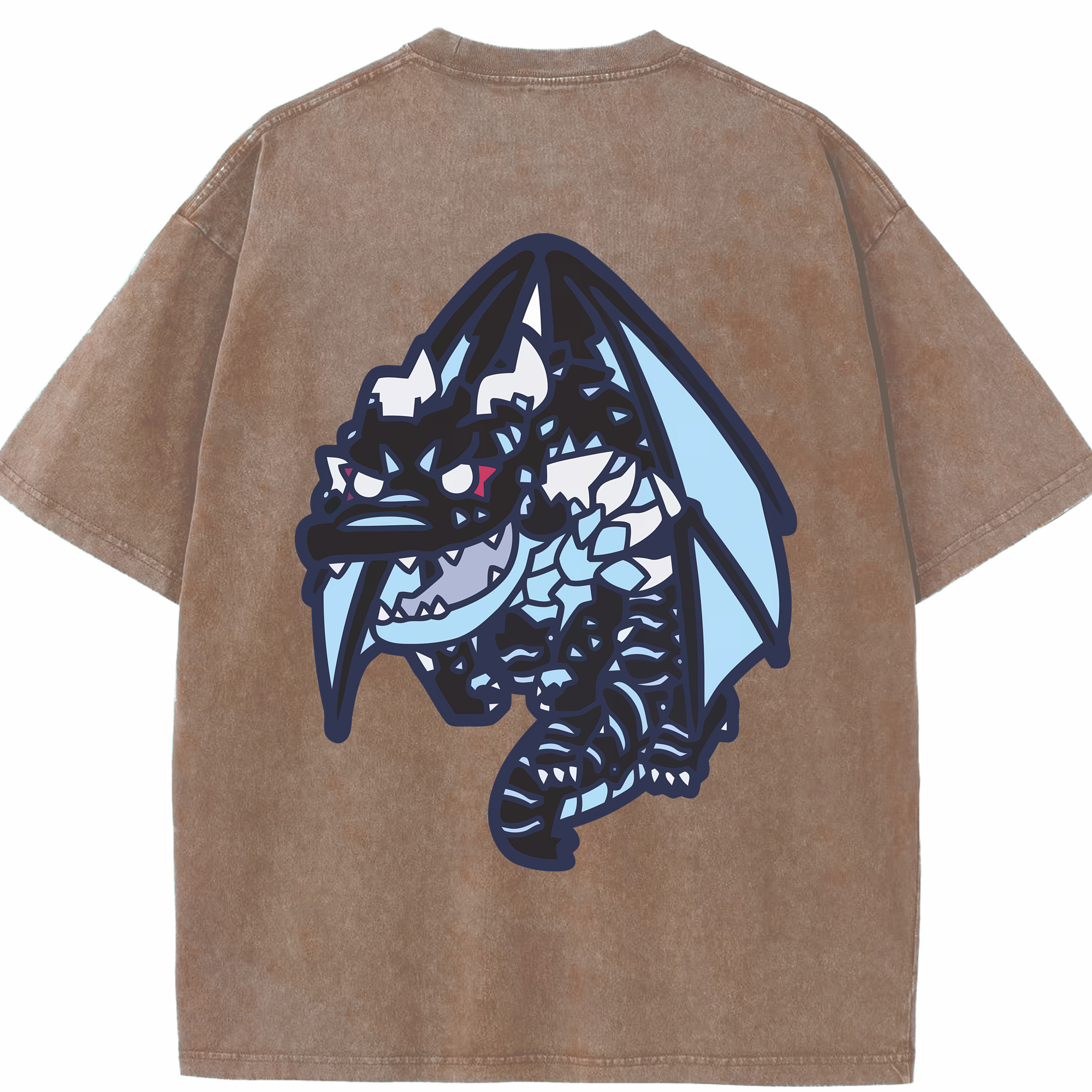 （画像用） 転スラ Regarding Reincarnated to Slime 綿100% ヴィンテージ風 半袖Tシャツ（背面プリント）