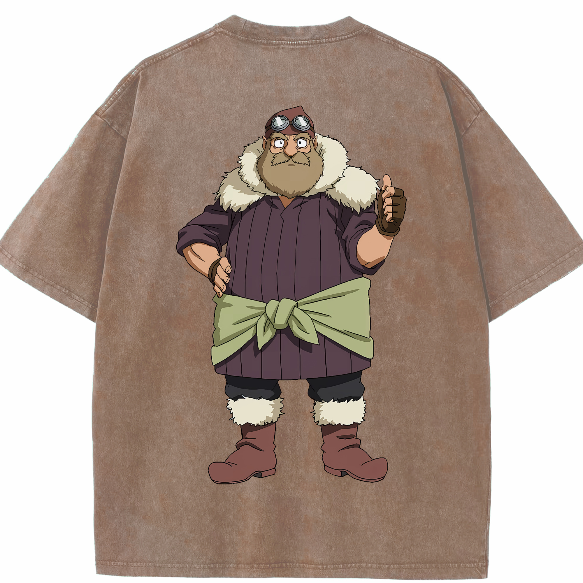 （画像用） 転スラ Regarding Reincarnated to Slime 綿100% ヴィンテージ風 半袖Tシャツ（背面プリント）