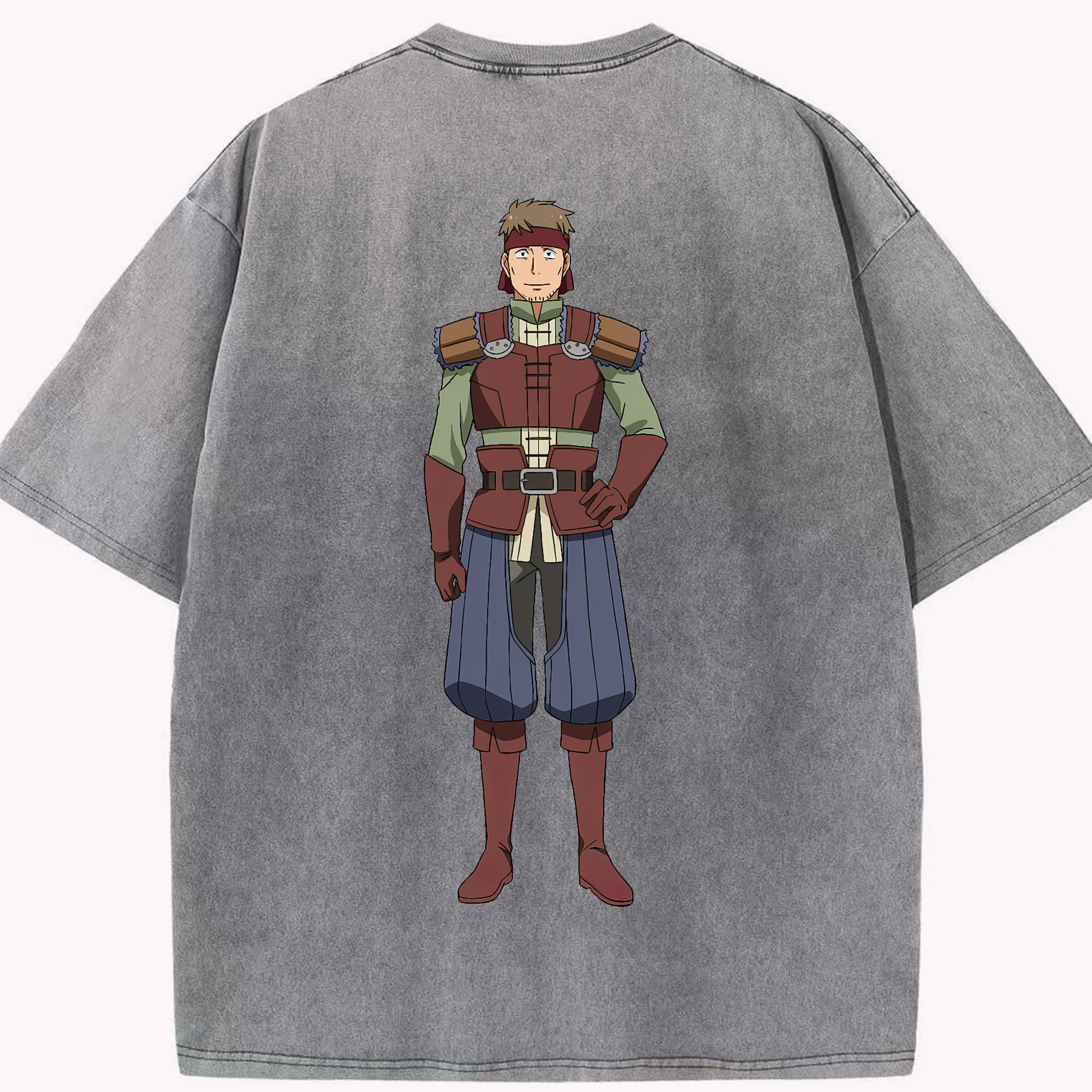 （画像用） 転スラ Regarding Reincarnated to Slime 綿100% ヴィンテージ風 半袖Tシャツ（背面プリント）