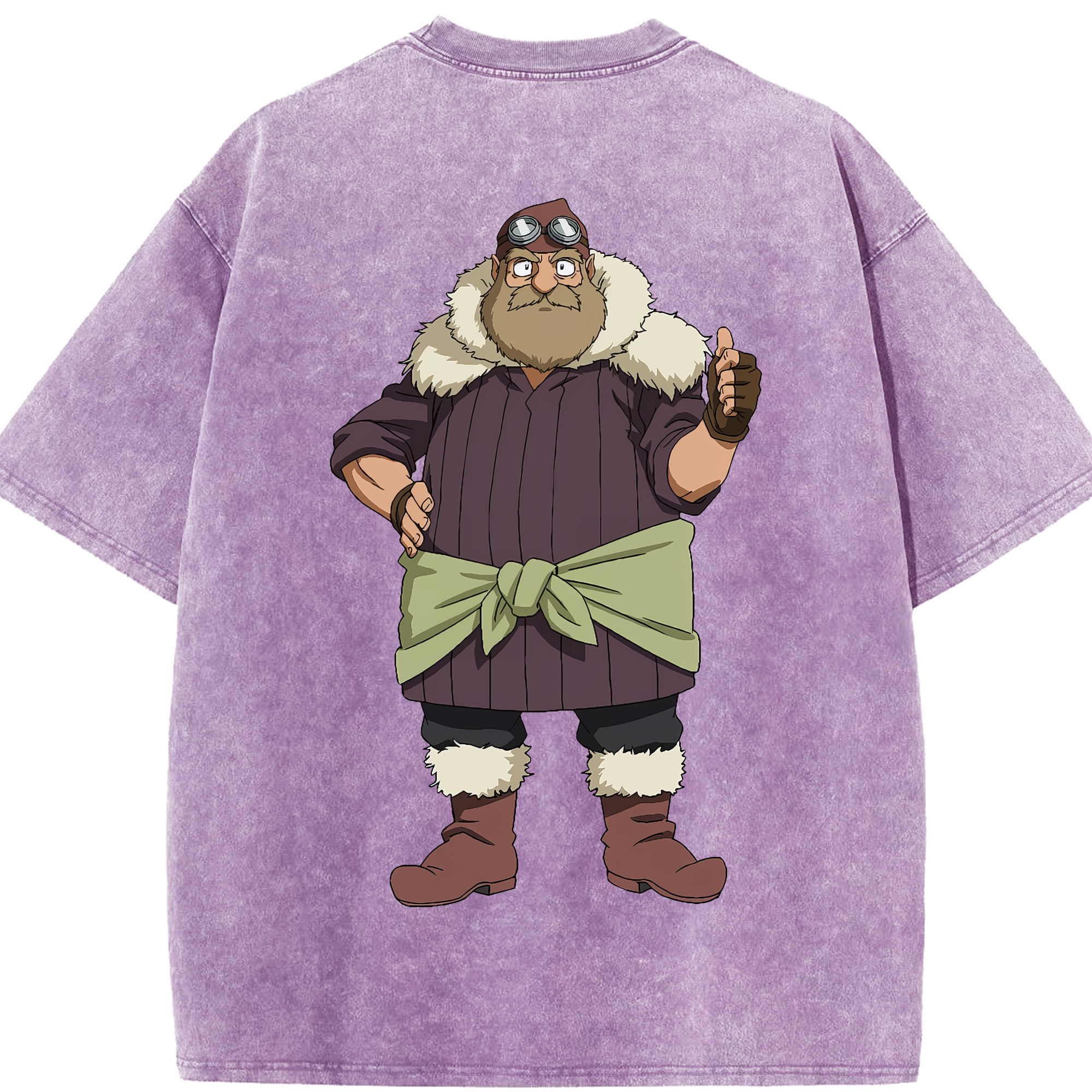（画像用） 転スラ Regarding Reincarnated to Slime 綿100% ヴィンテージ風 半袖Tシャツ（背面プリント）