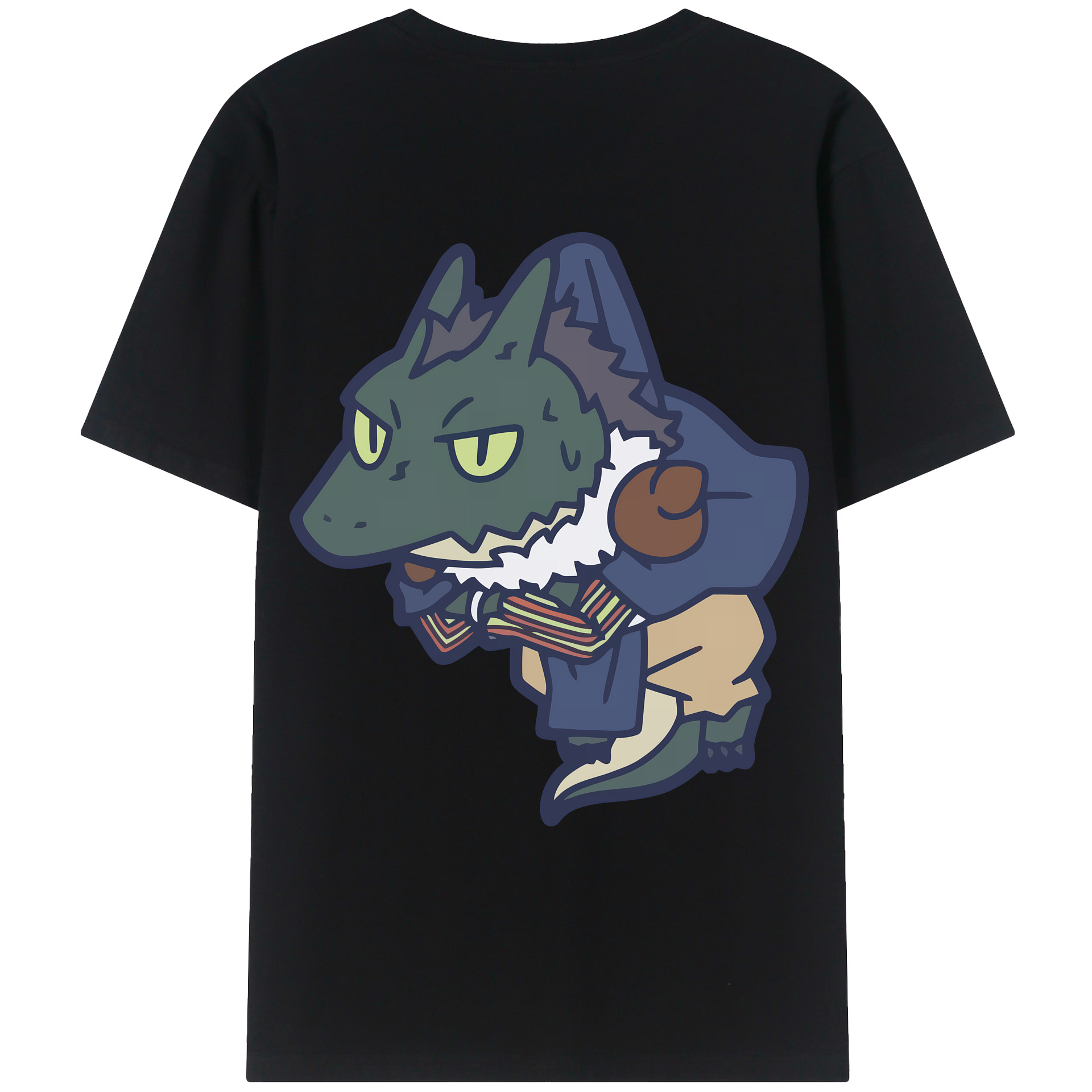 （画像用） 転スラ Regarding Reincarnated to Slime 綿100％ メンズ半袖Tシャツ（バックプリント） 通気性