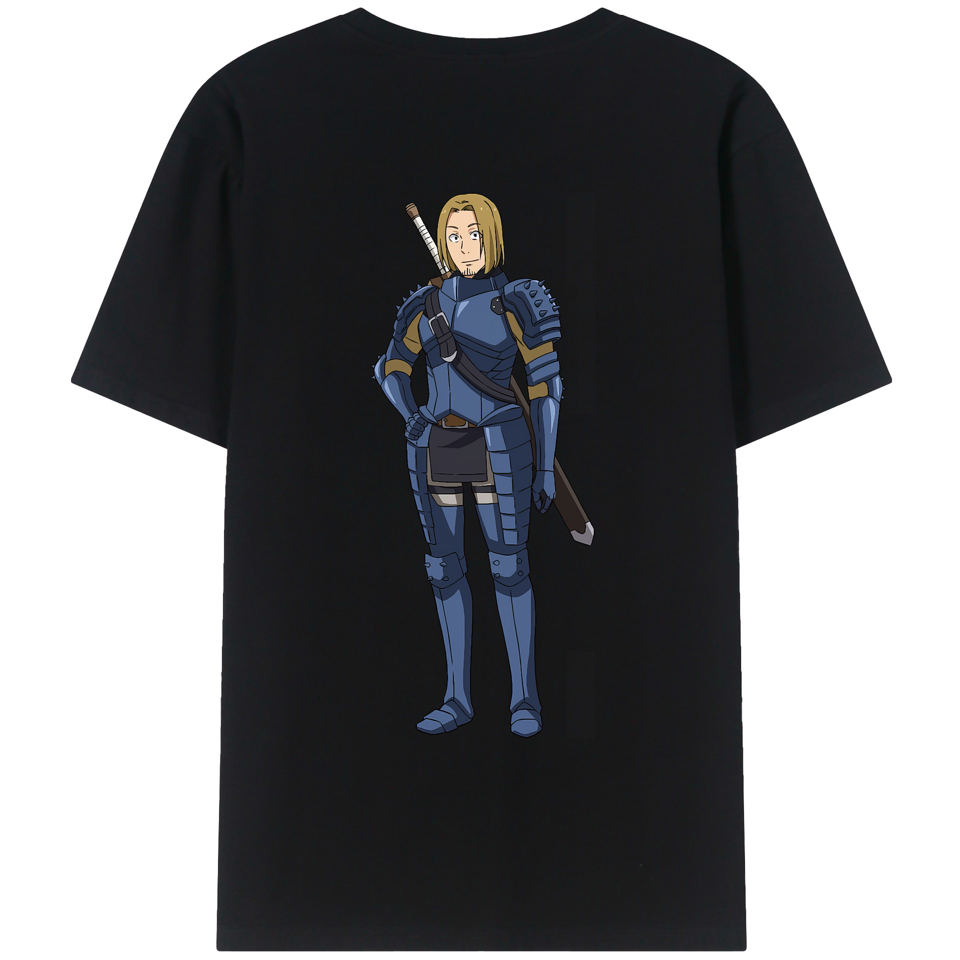 （画像用） 転スラ Regarding Reincarnated to Slime 綿100％ メンズ半袖Tシャツ（バックプリント） 通気性