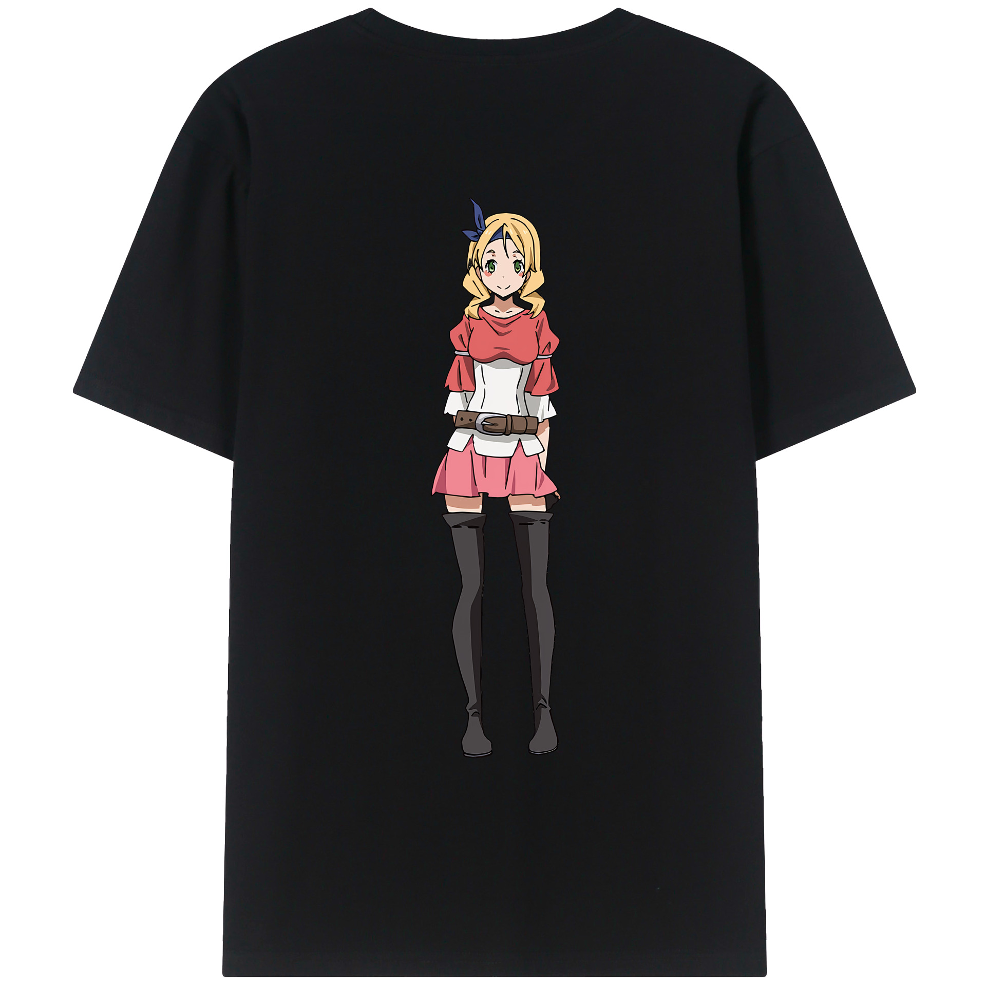 （画像用） 転スラ Regarding Reincarnated to Slime 綿100％ メンズ半袖Tシャツ（バックプリント） 通気性