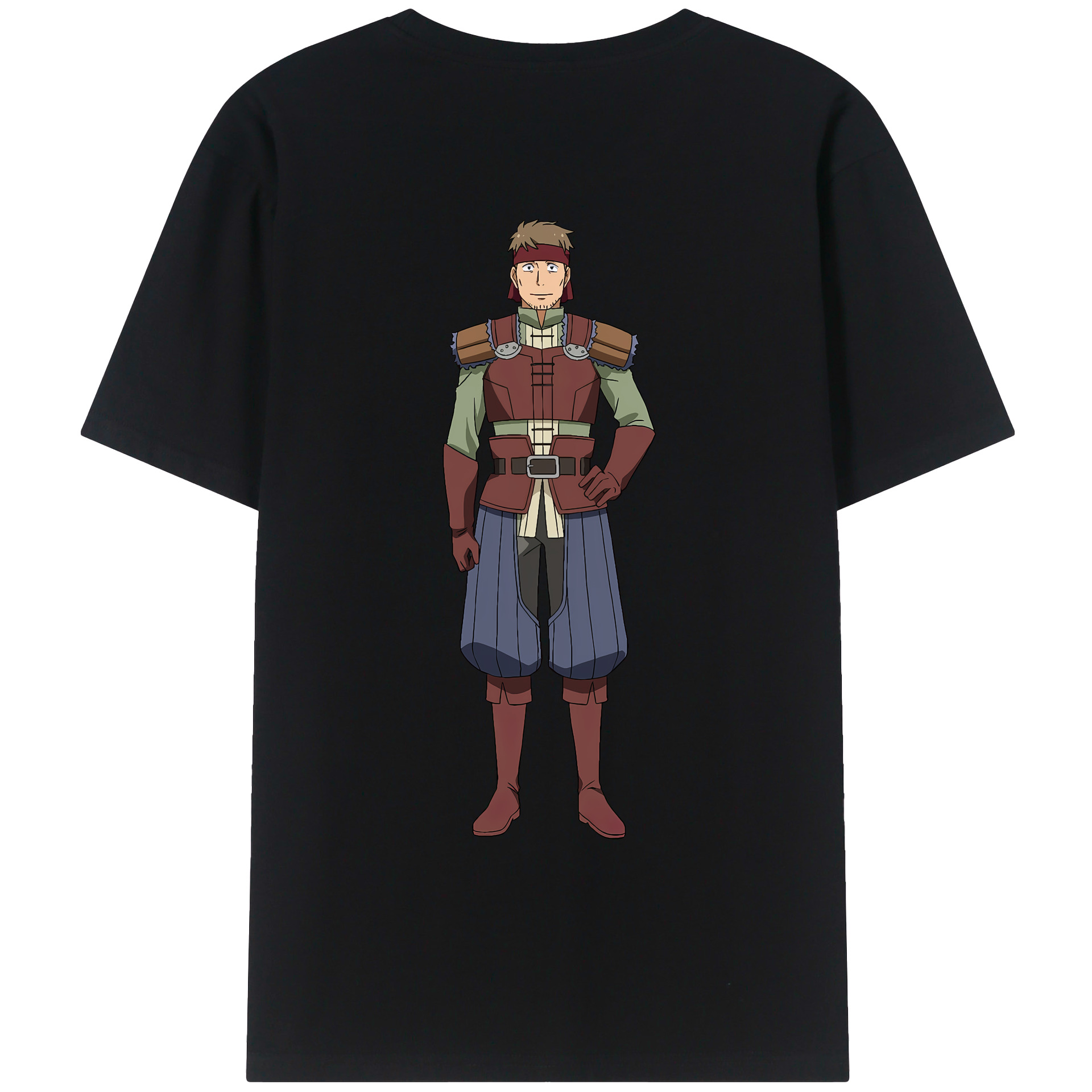 （画像用） 転スラ Regarding Reincarnated to Slime 綿100％ メンズ半袖Tシャツ（バックプリント） 通気性